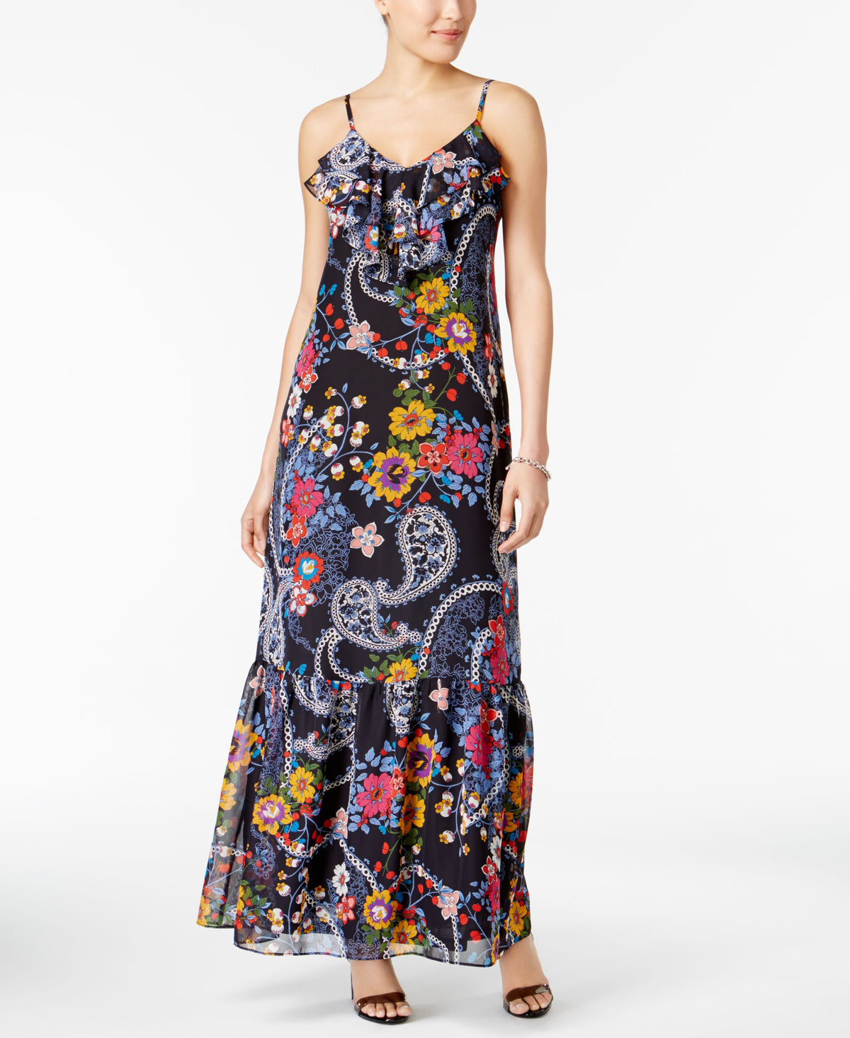 Eci Printed Maxi Dress