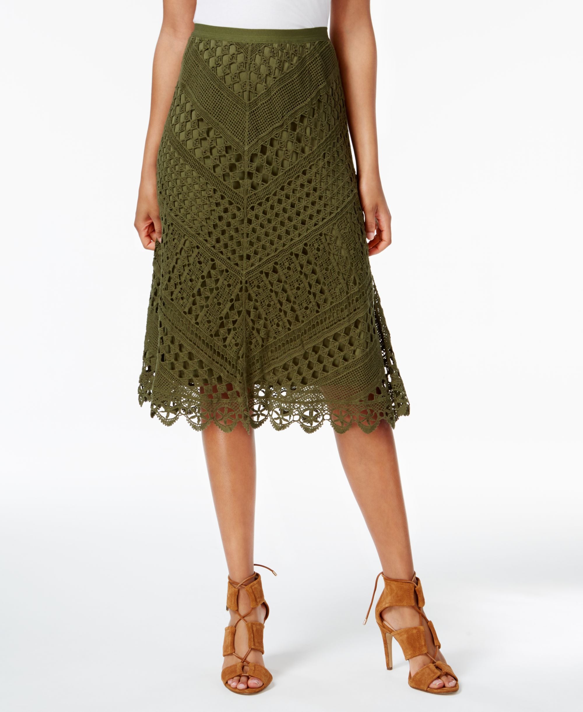 Jpr Crocheted A Line Skirt