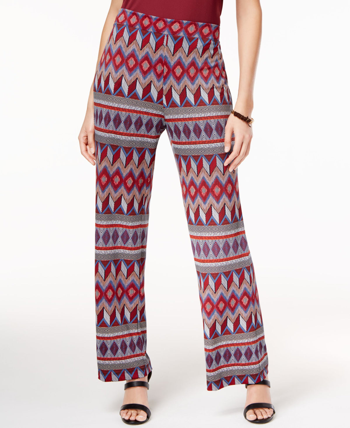NY Collection Printed Soft Pants