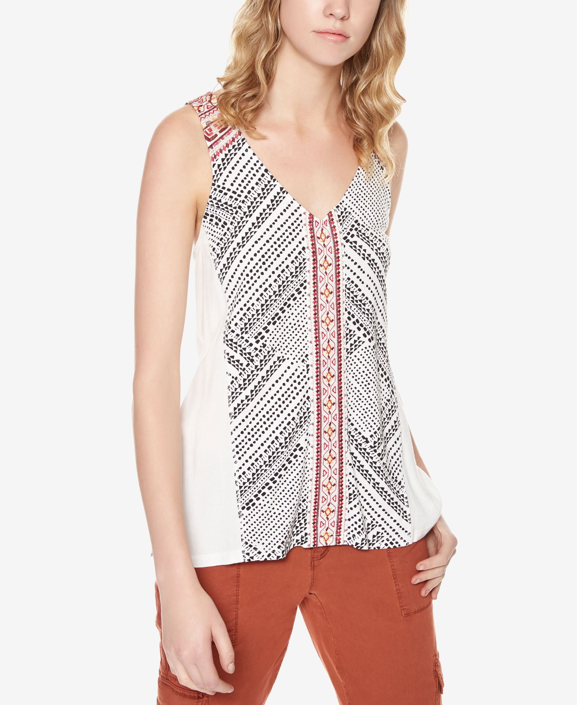 Sanctuary Kira Embroidered Tank Top