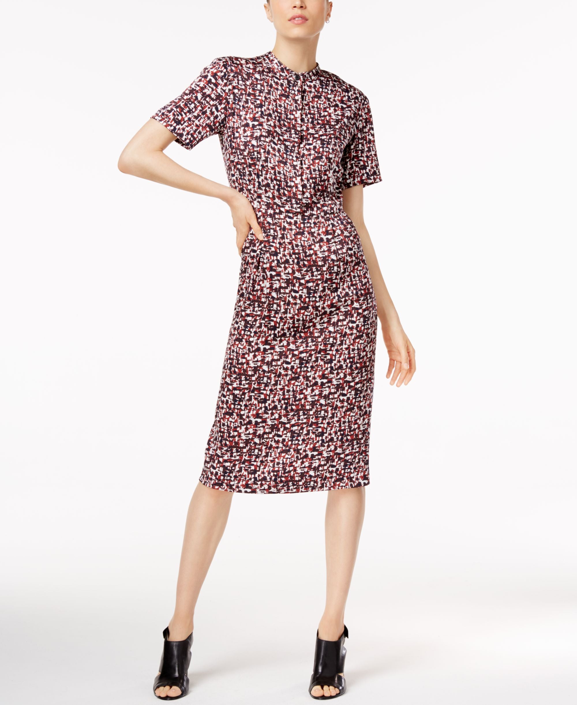 DKNY Printed Shirtdress