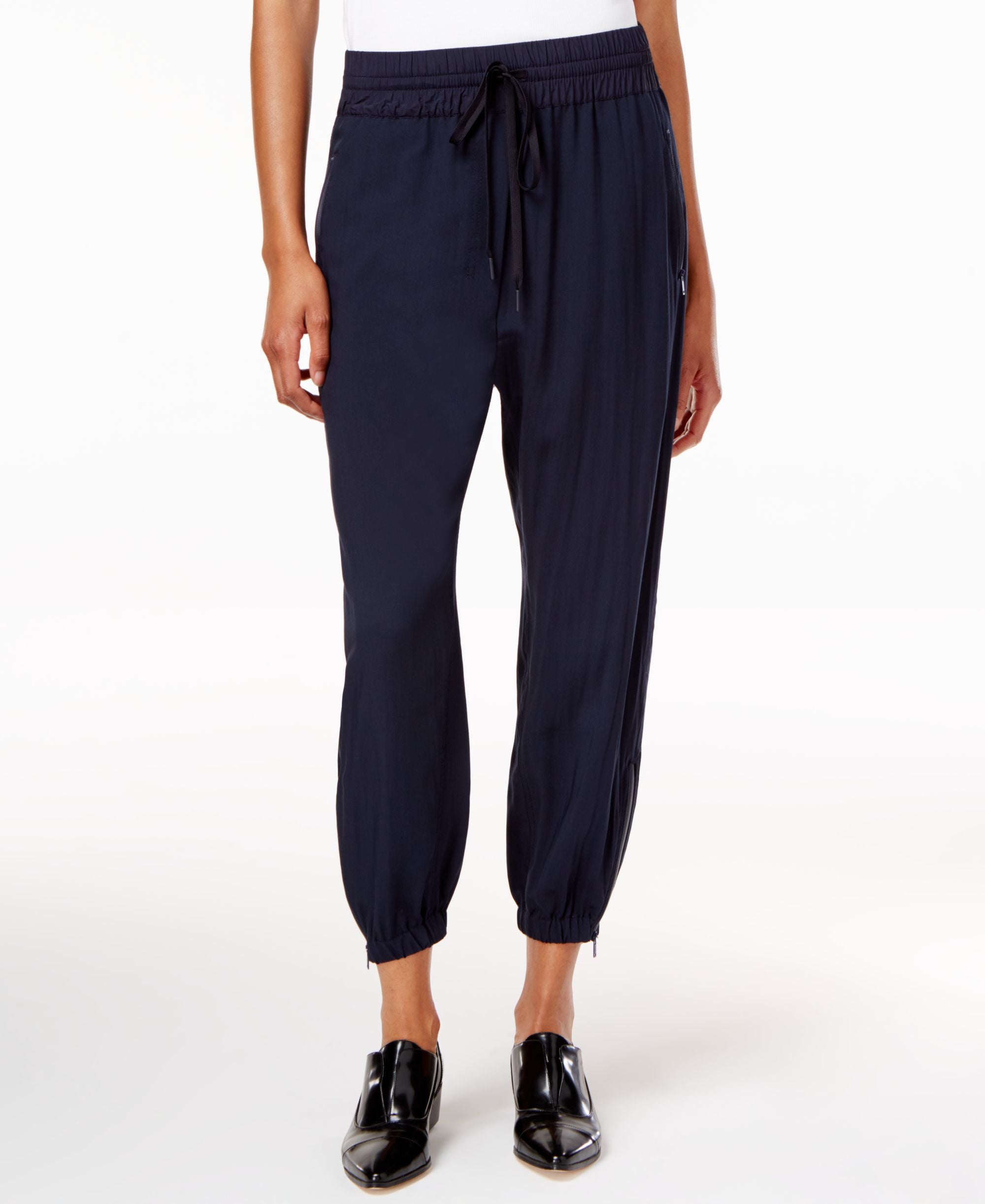 DKNY Cropped Drawstring Pants