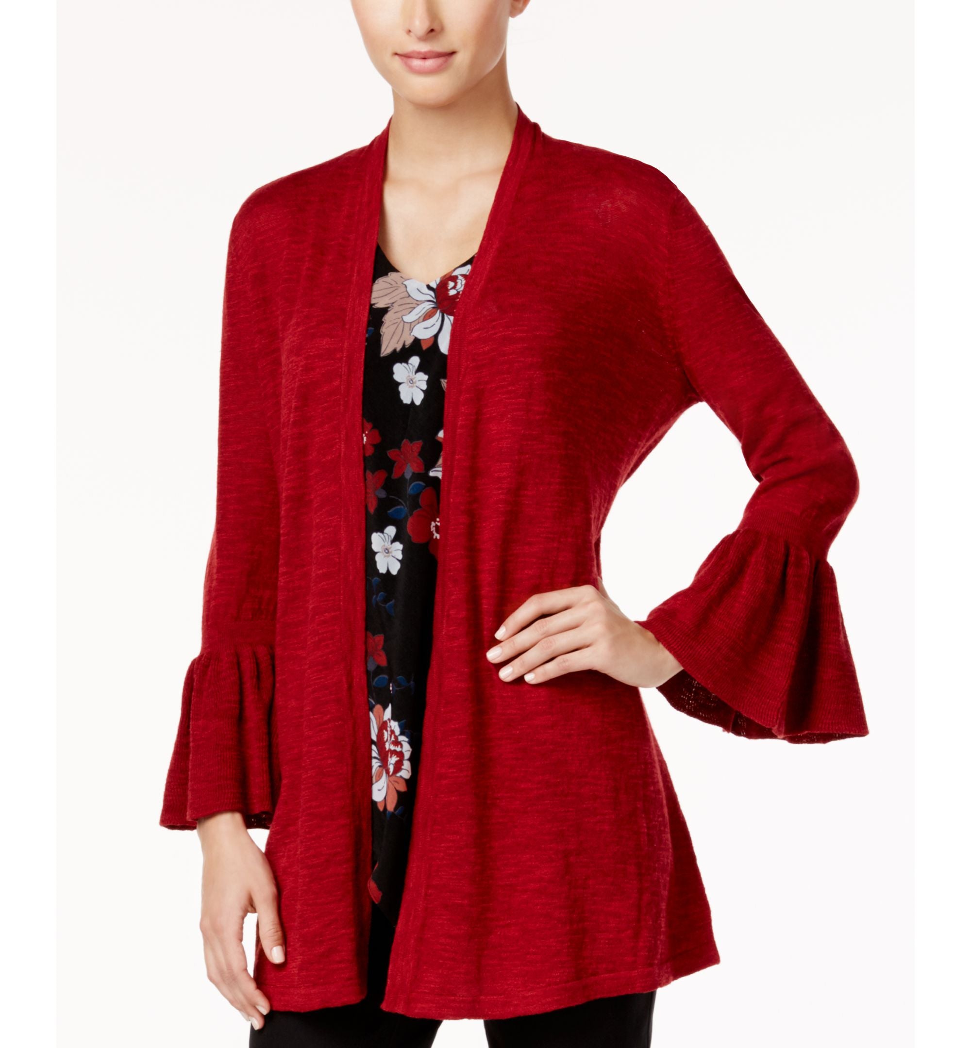 Alfani Open Front Cardigan