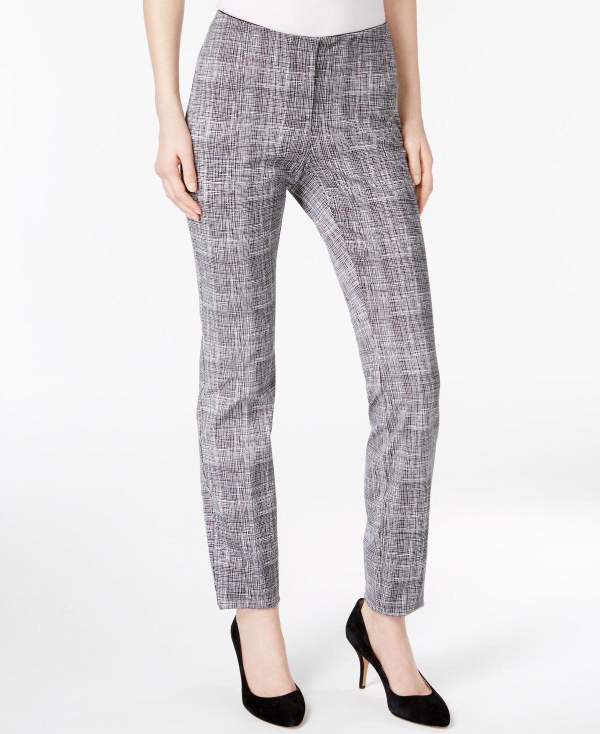 Petite Printed Skinny Pants