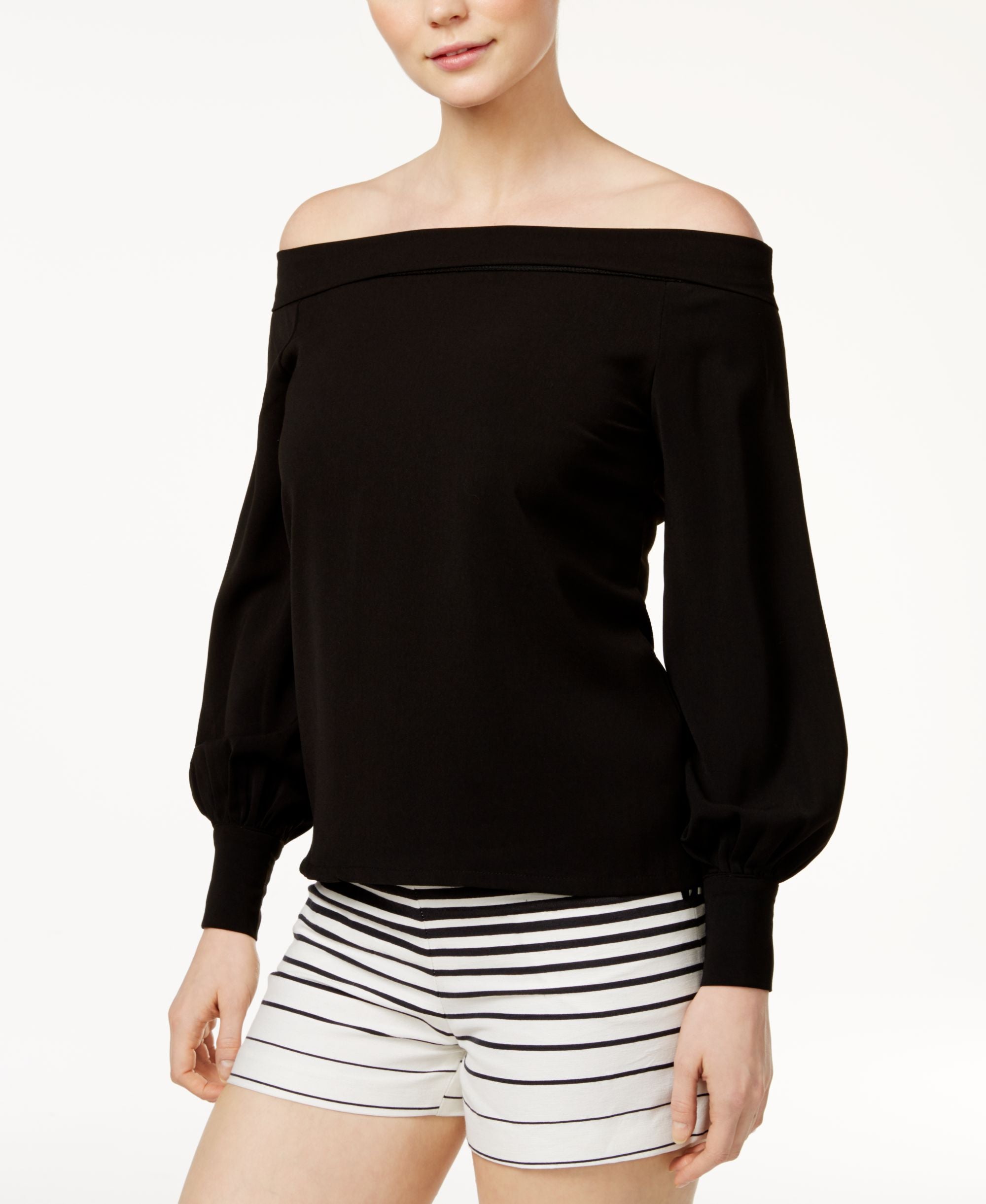 Mare Mare Liana Off The Shoulder Balloon Sleeve Top