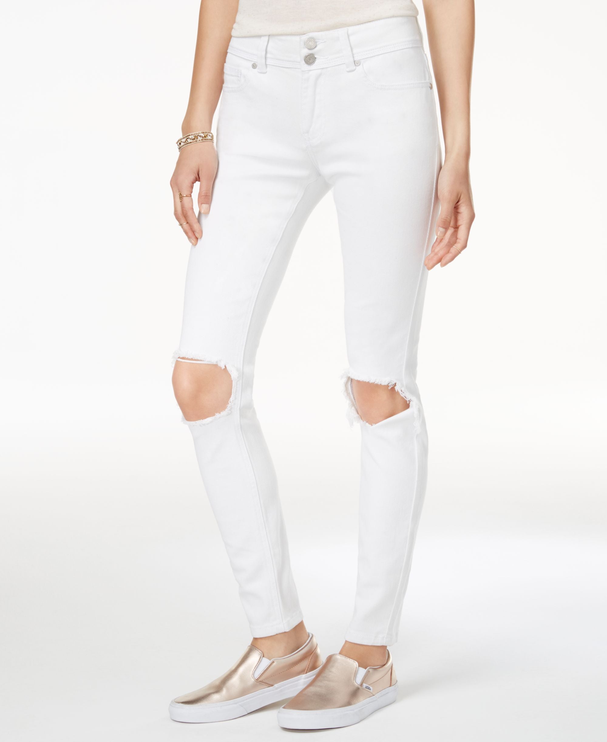 Indigo Rein Juniors Ripped Skinny Jeans