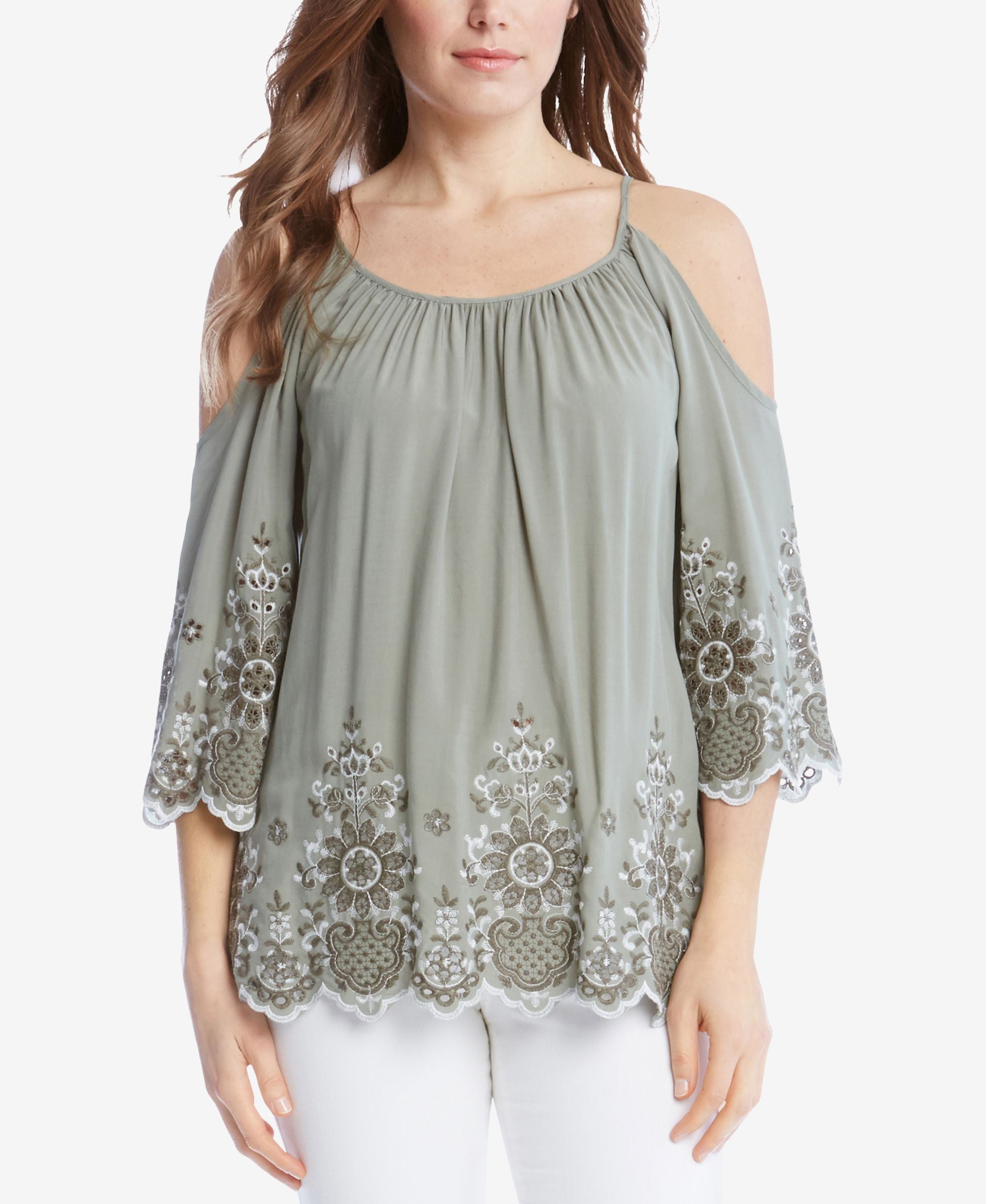Karen Kane Cold Shoulder Top