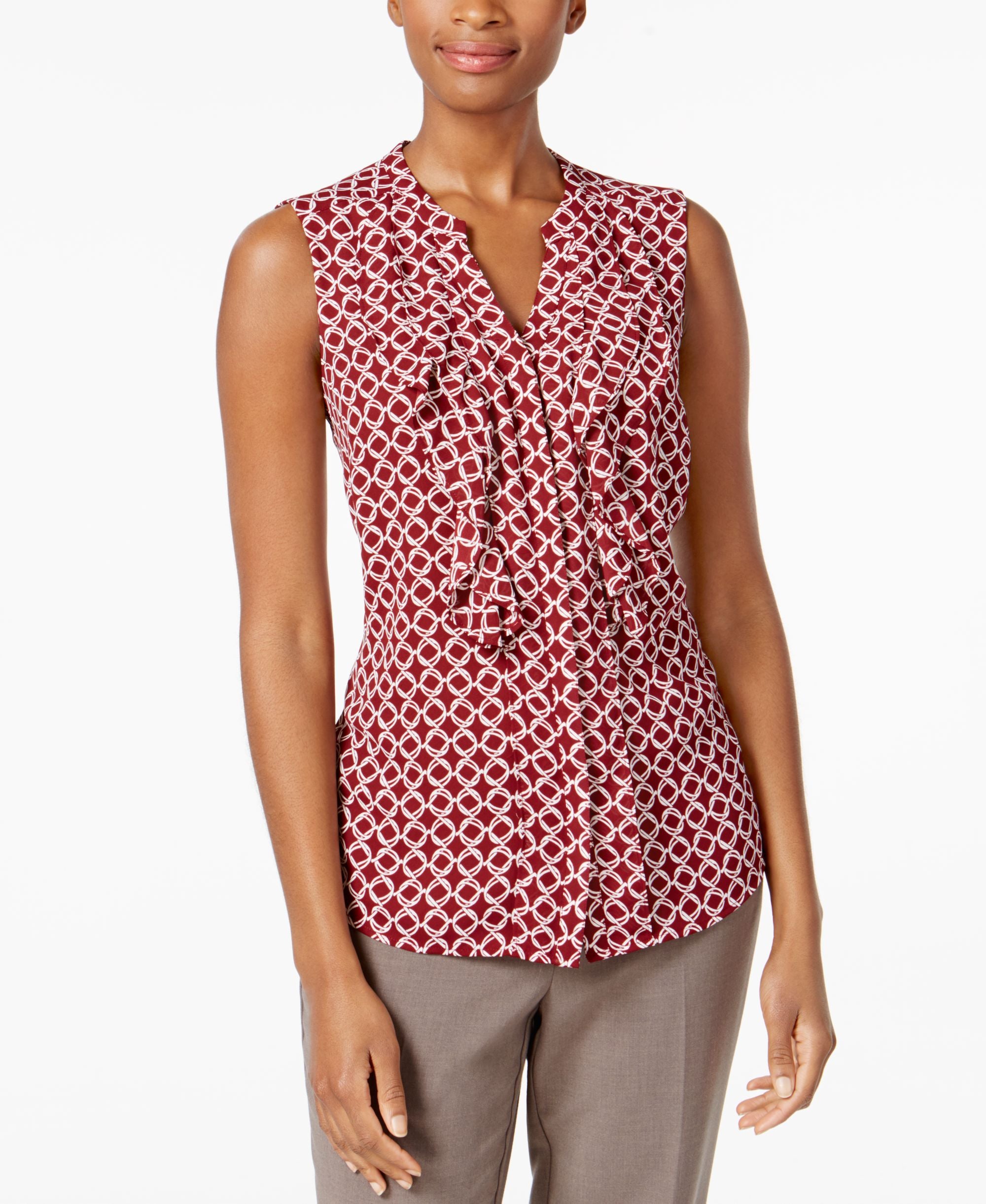 Charter Club Ruffled Blouse