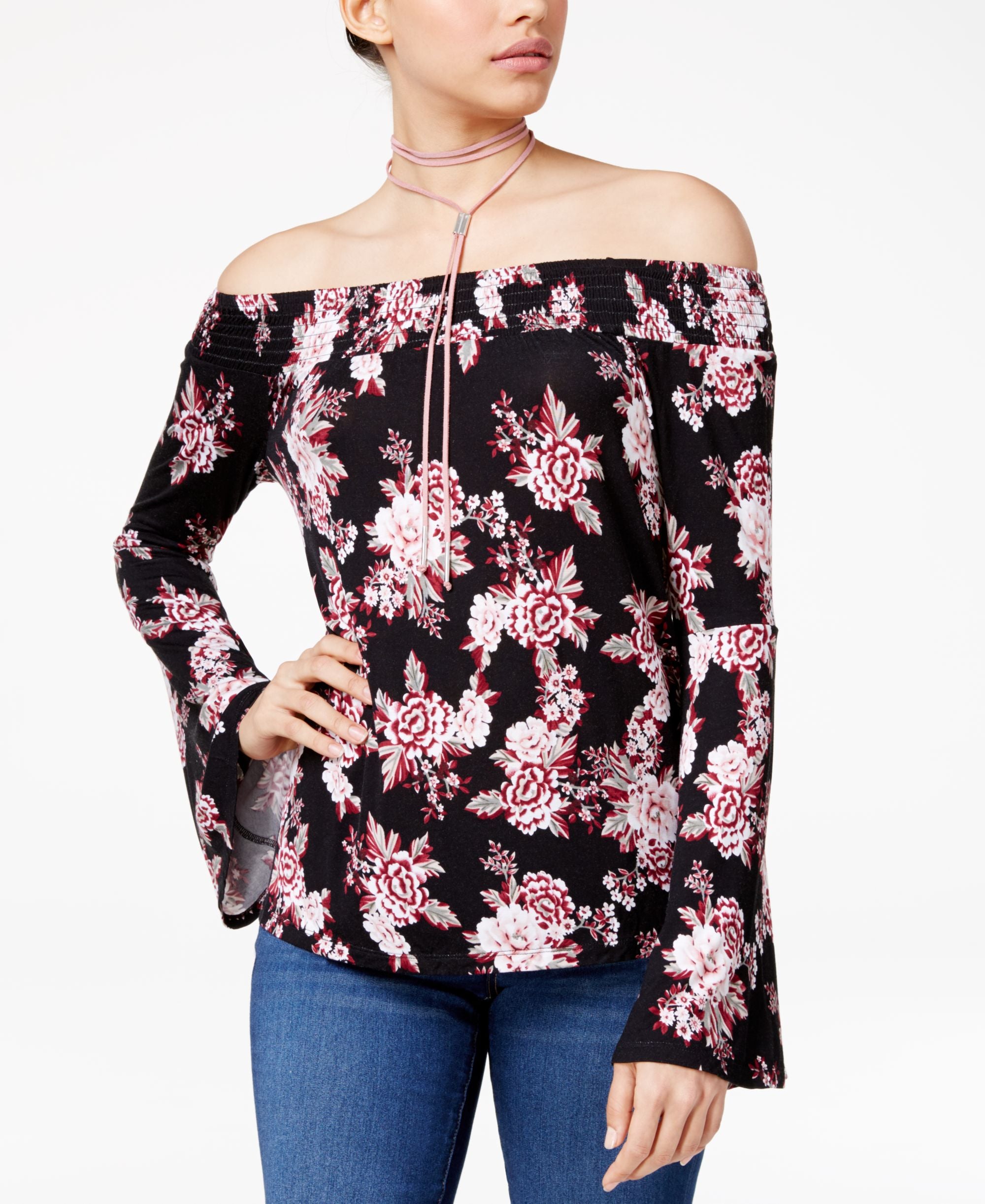 Ultra Flirt Juniors Off The Shoulder Top