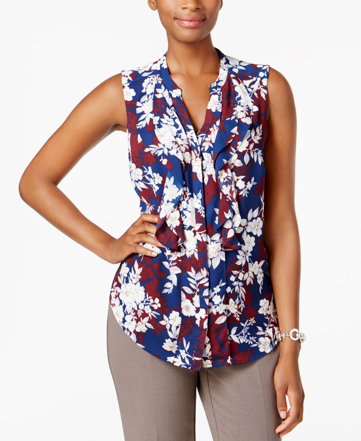 Charter Club Ruffled Blouse