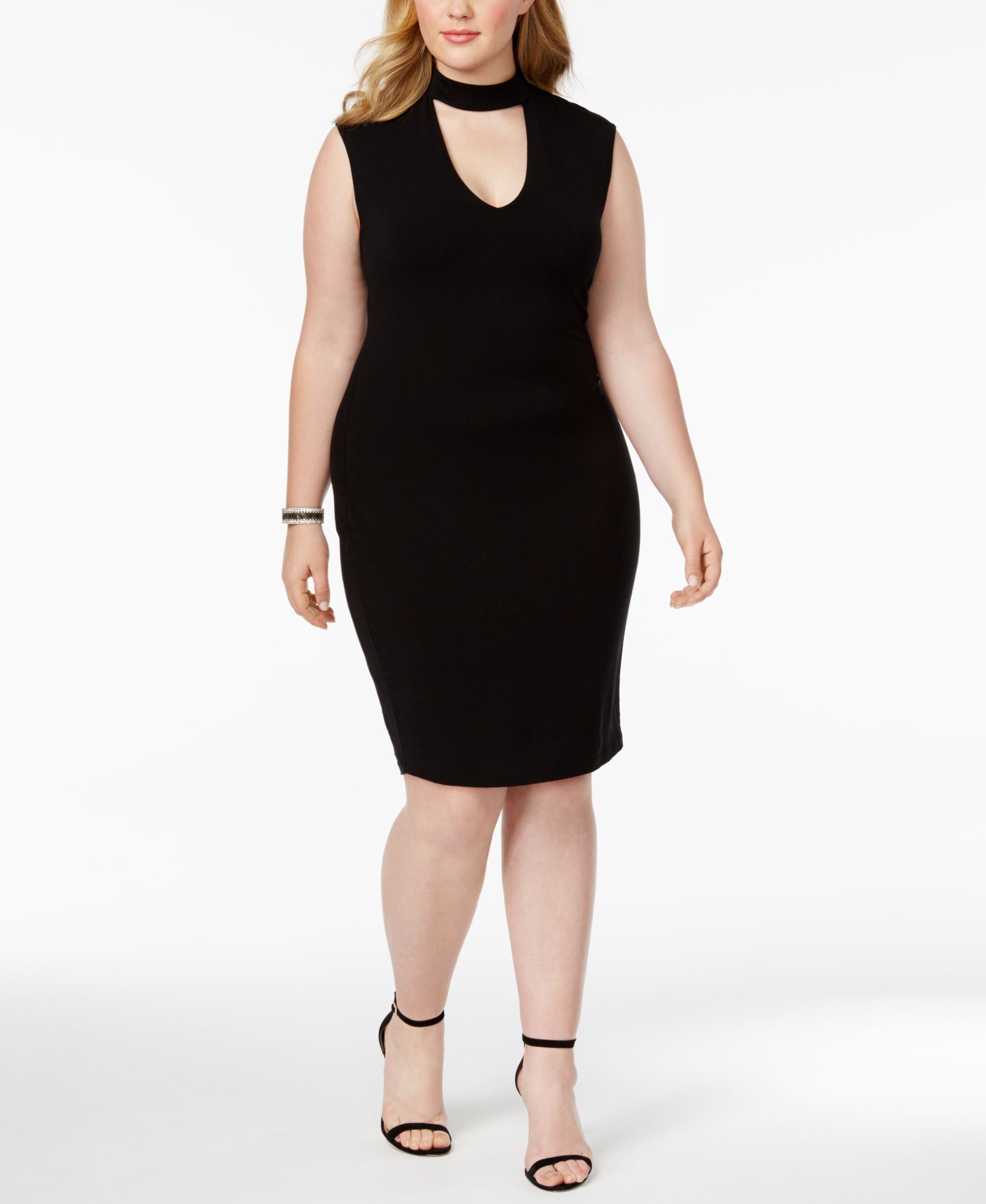 Soprano Trendy Plus Size Gigi Bodycon Dress