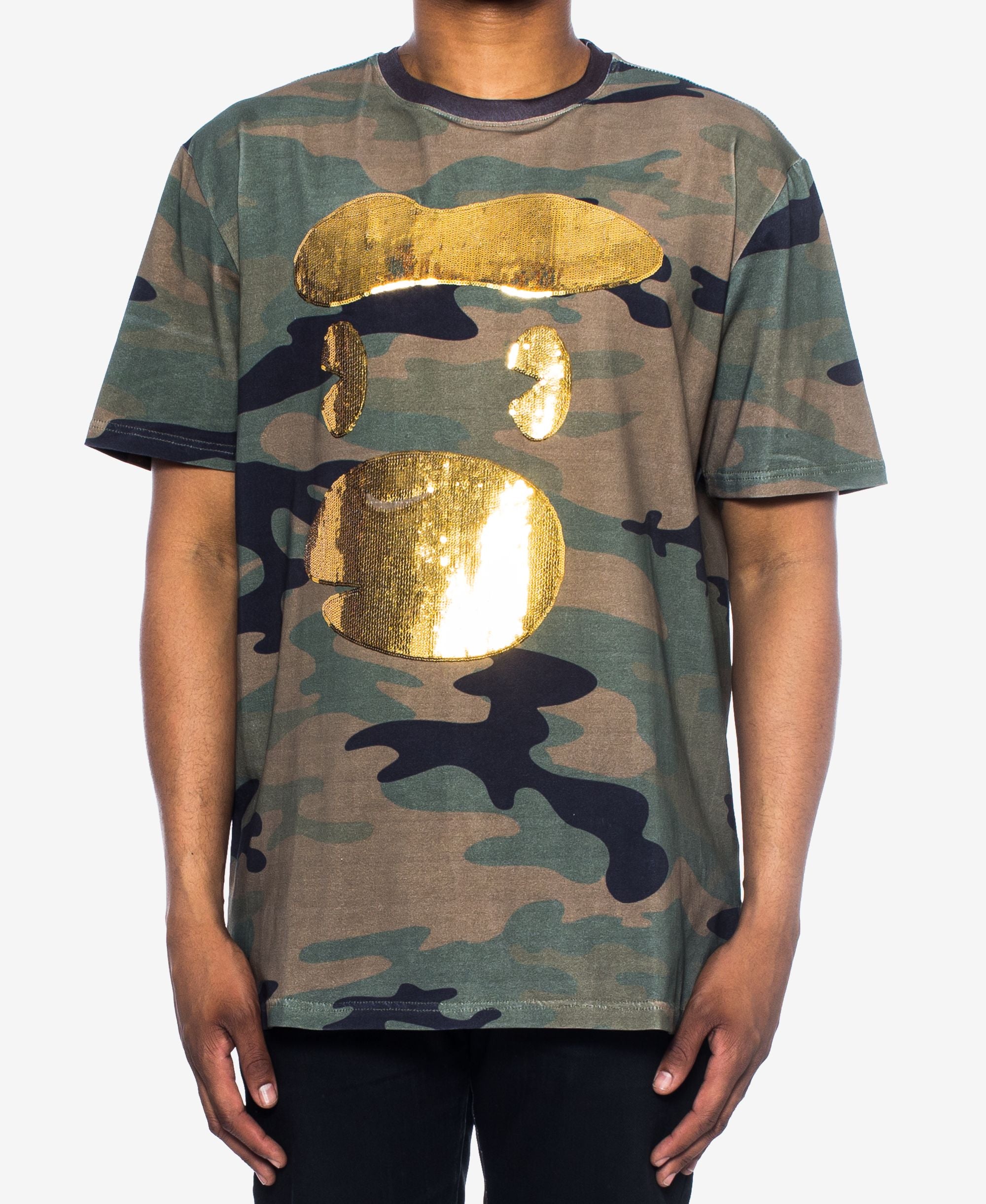 Hudson Nyc Mens Camouflage Ape T-Shirt