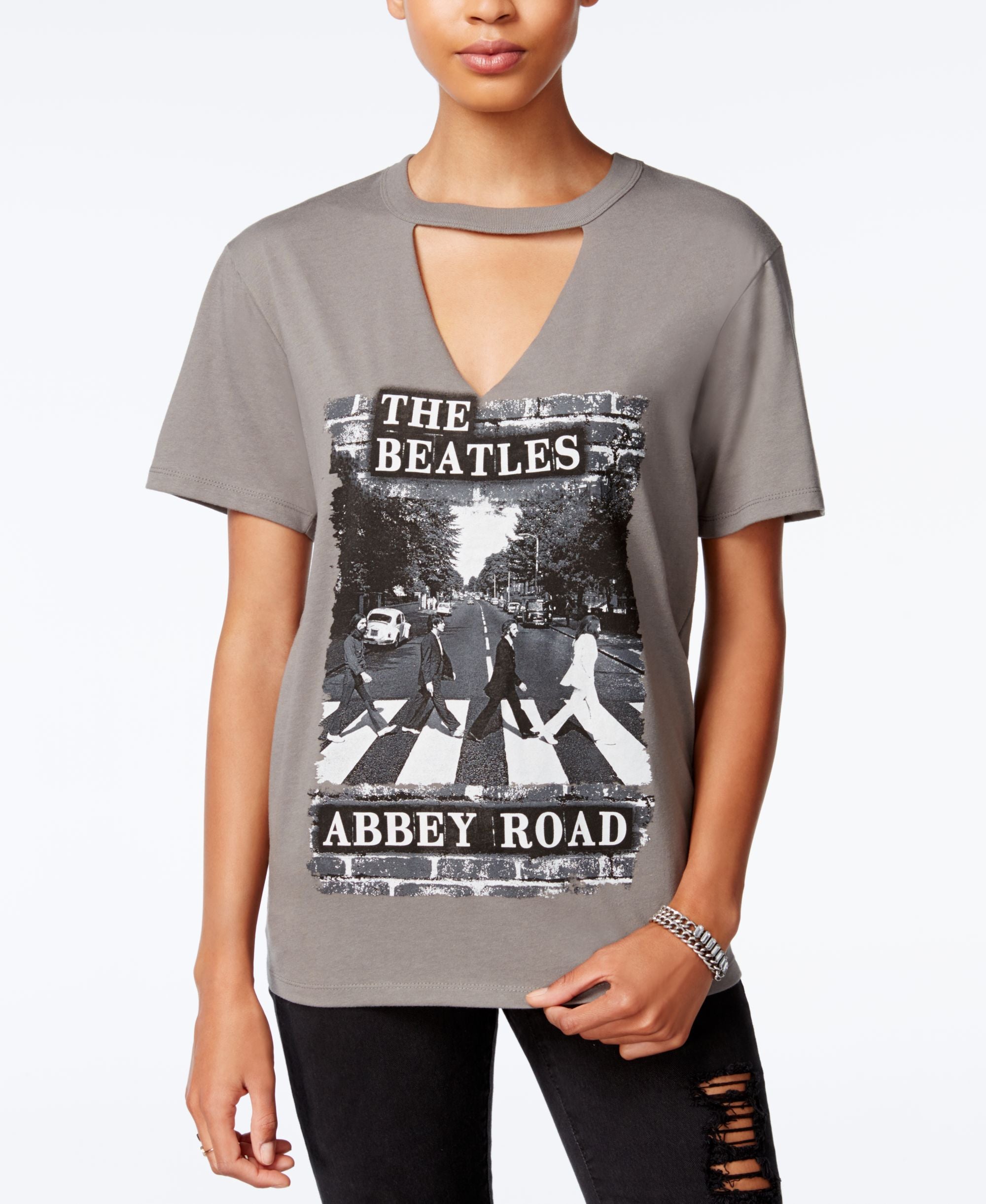 Hybrid Juniors The Beatles Cutout T-Shirt