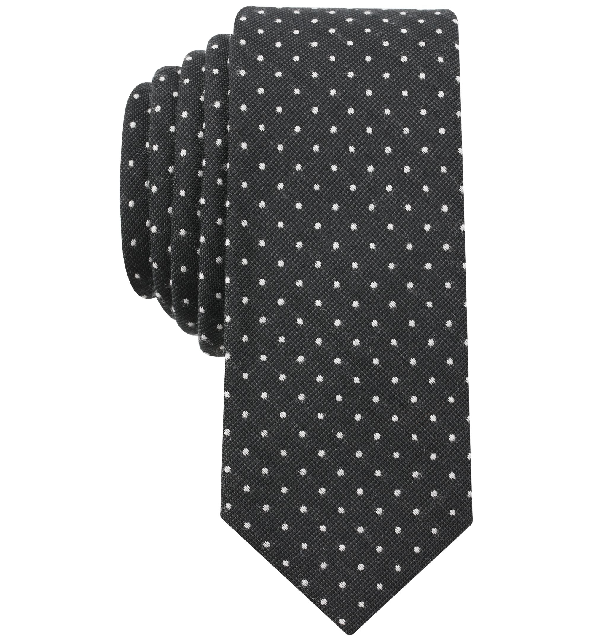 Bar III Mens Dot Skinny Tie