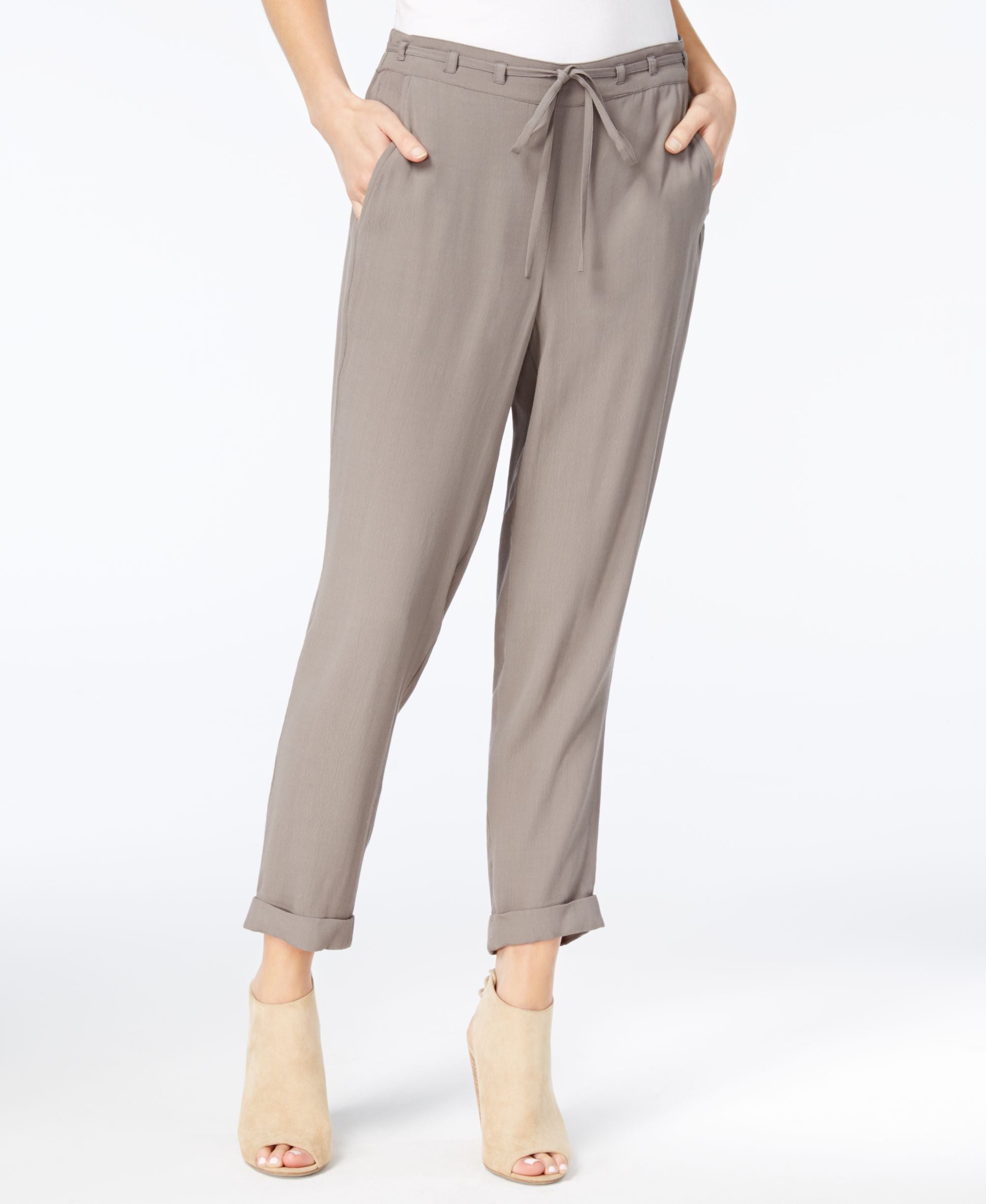 Lucky Brand Drawstring Capri Pants