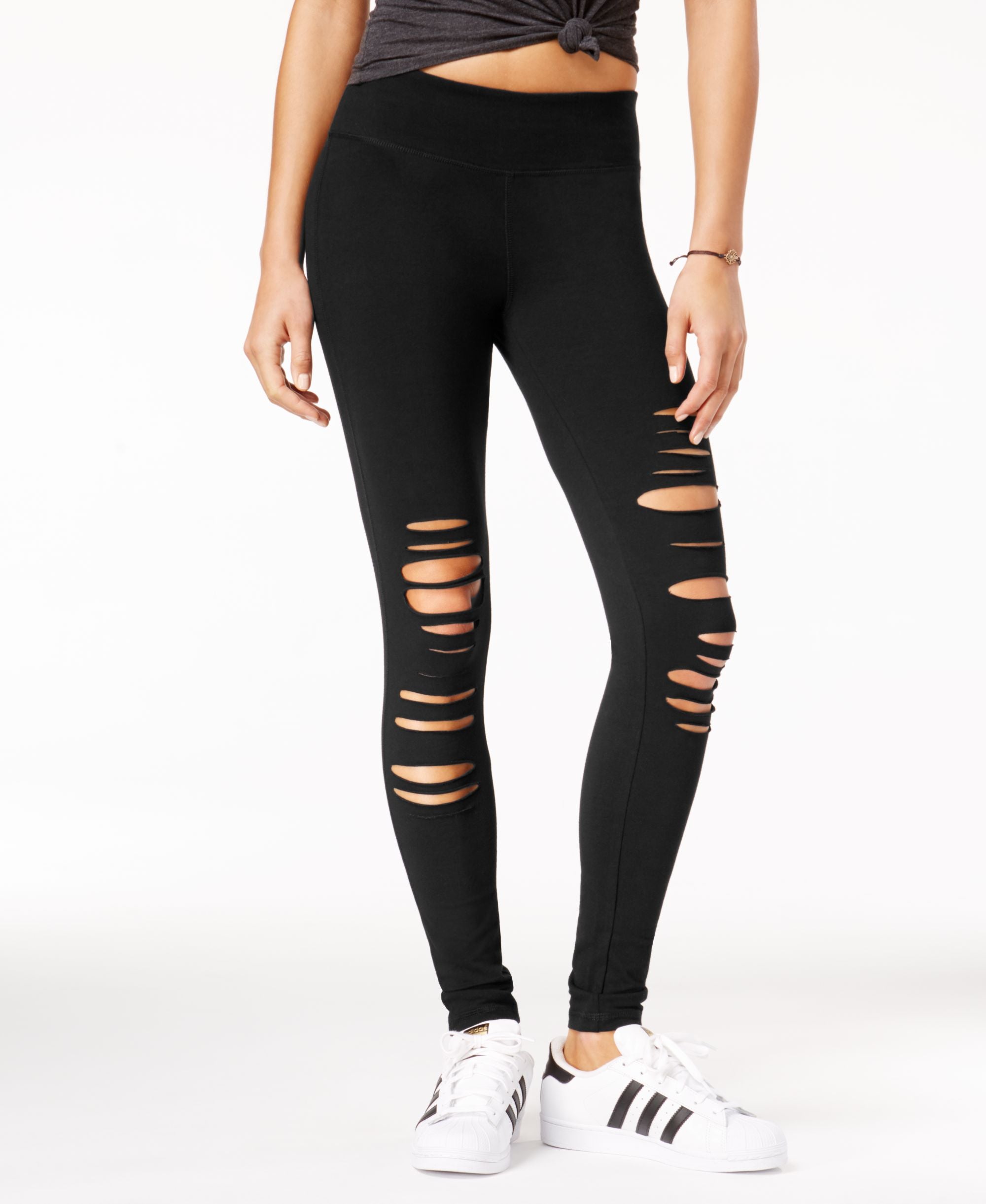 Material Girl Active Juniors Ripped Yoga Leggings