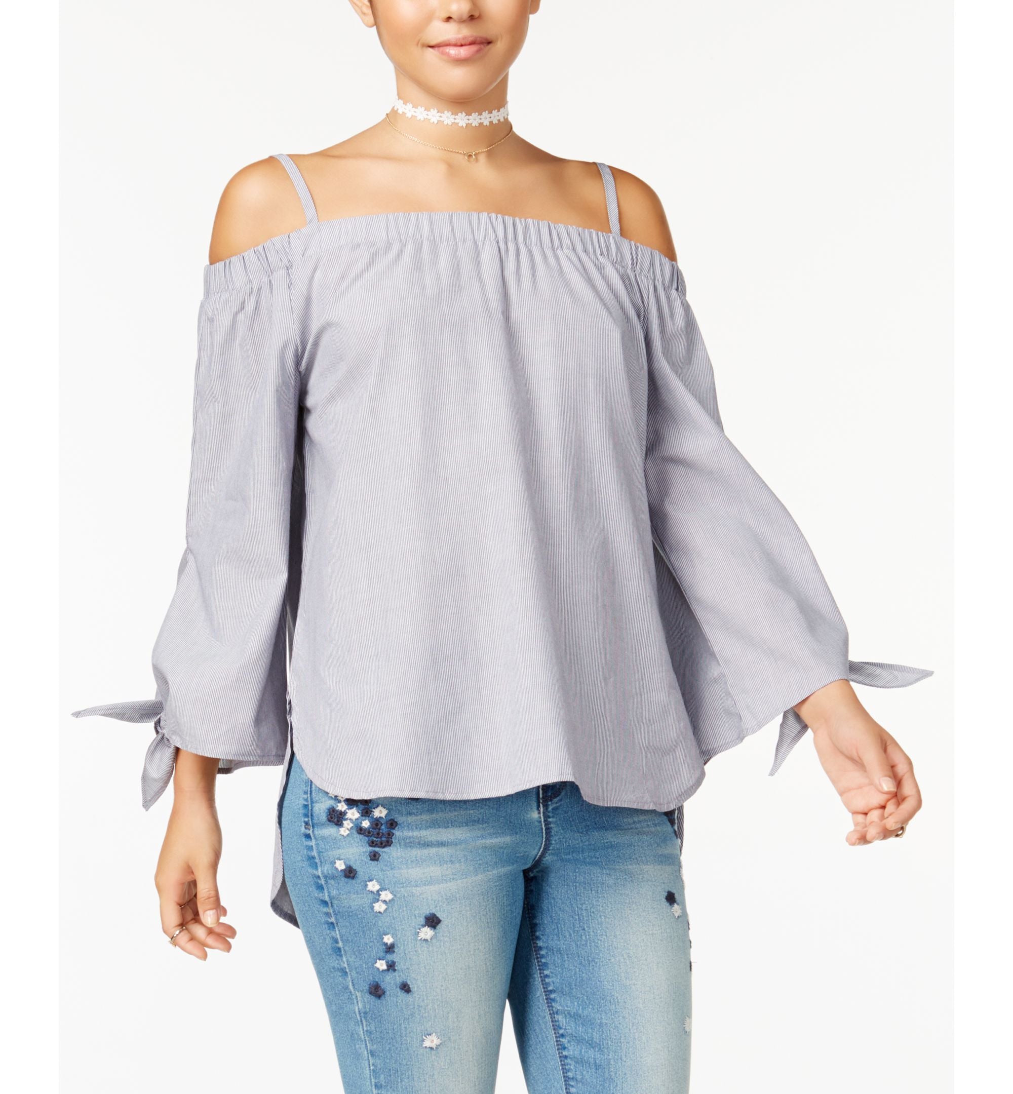 Juniors' Off-The-Shoulder Top