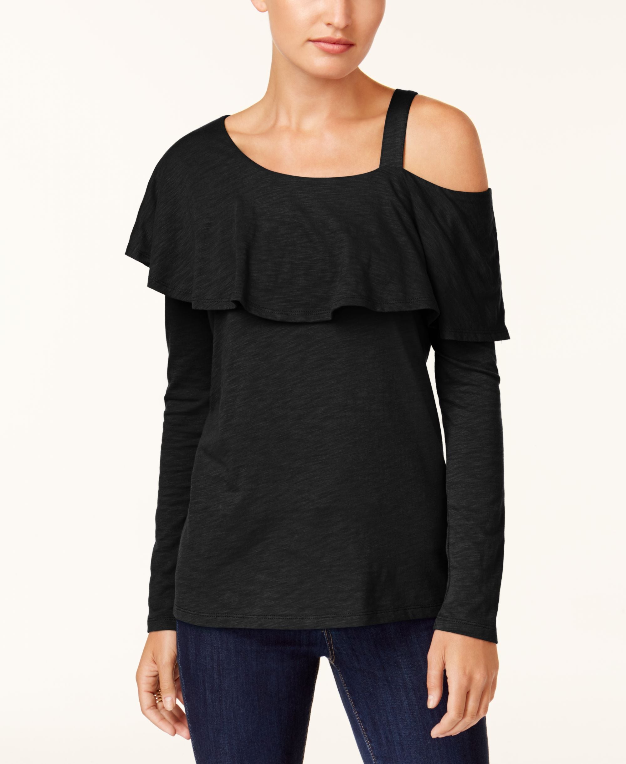 Style & Co One Shoulder Top