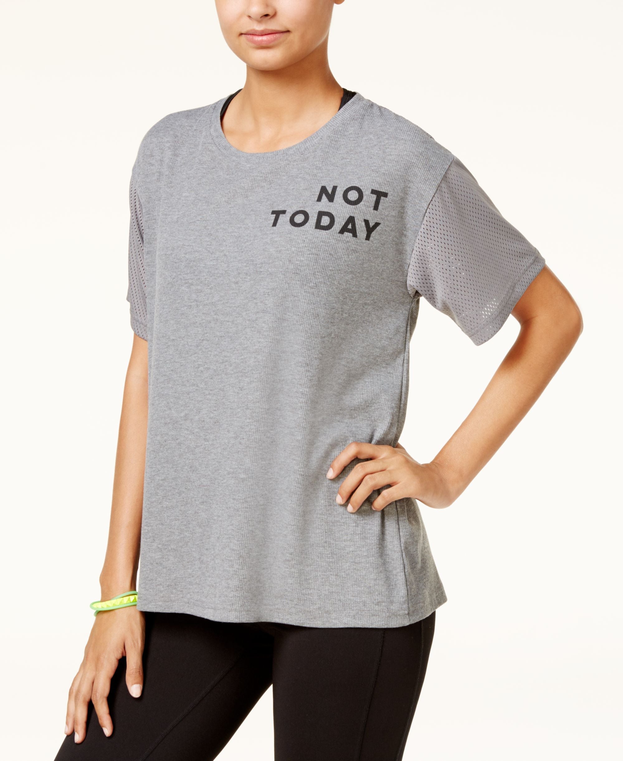 Material Girl Active Juniors Not Today Graphic T-Shirt