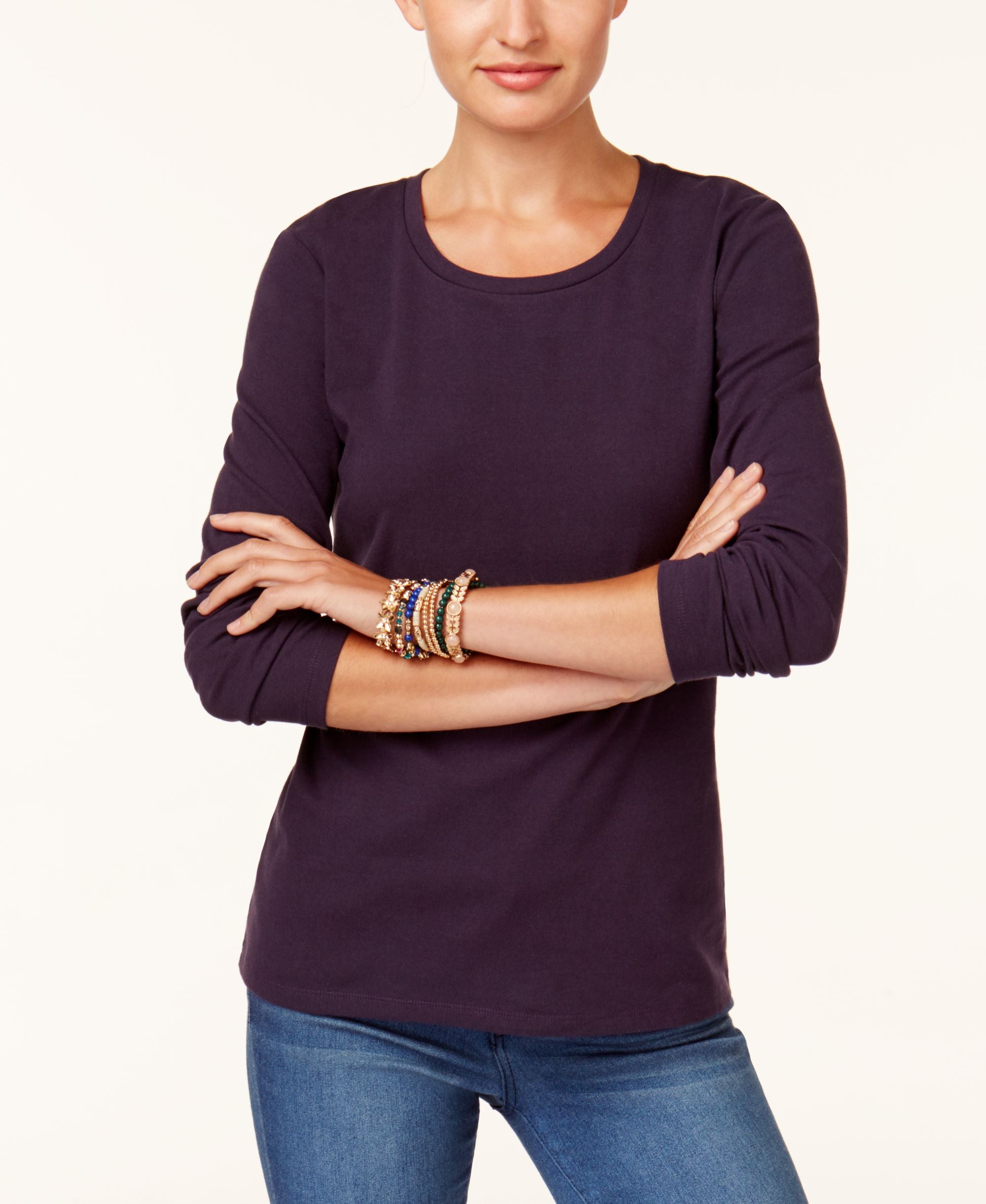 Style & Co Scoop Neck Top