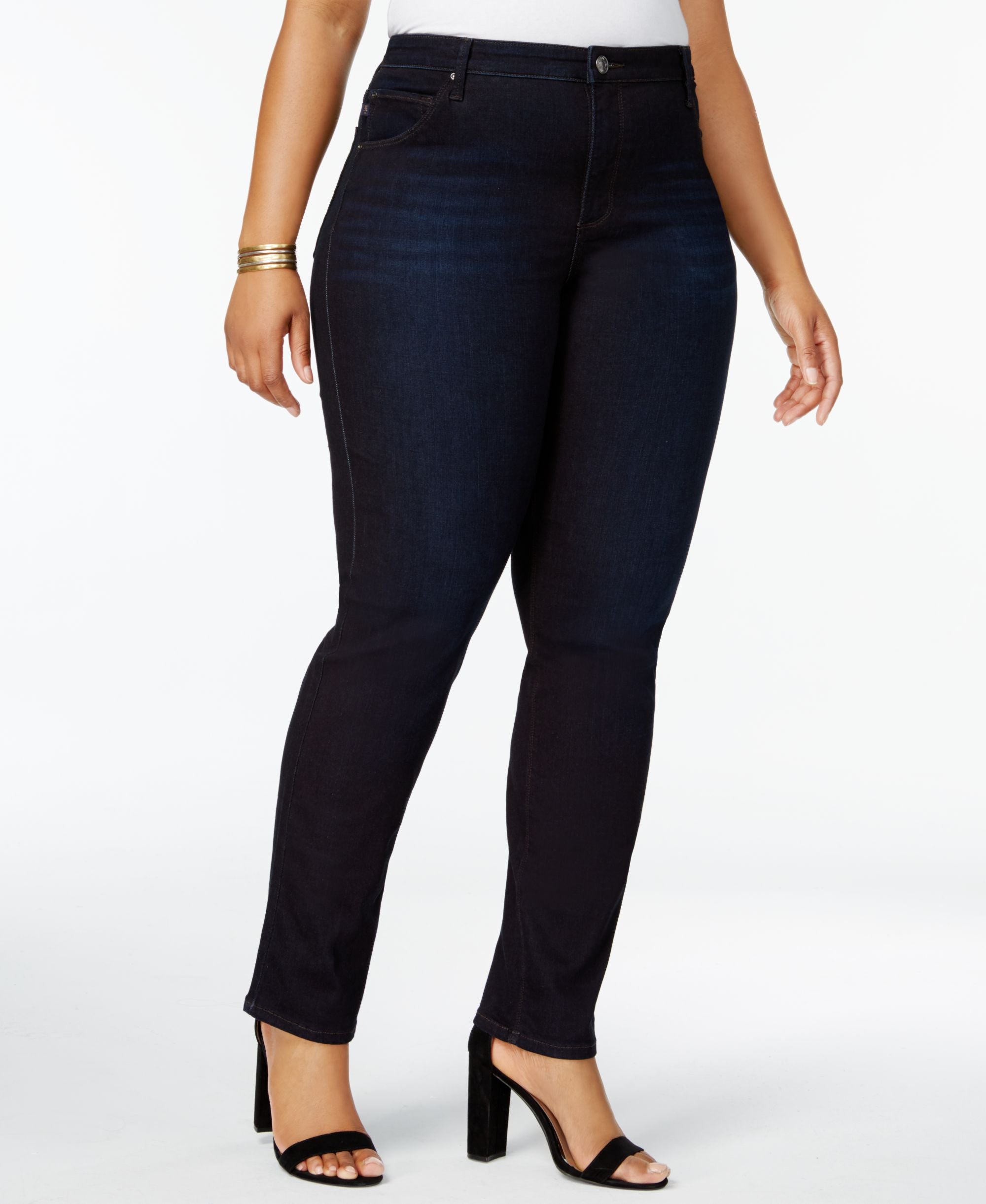 Lee Platinum Plus Size Gwen Straight Fit Jeans