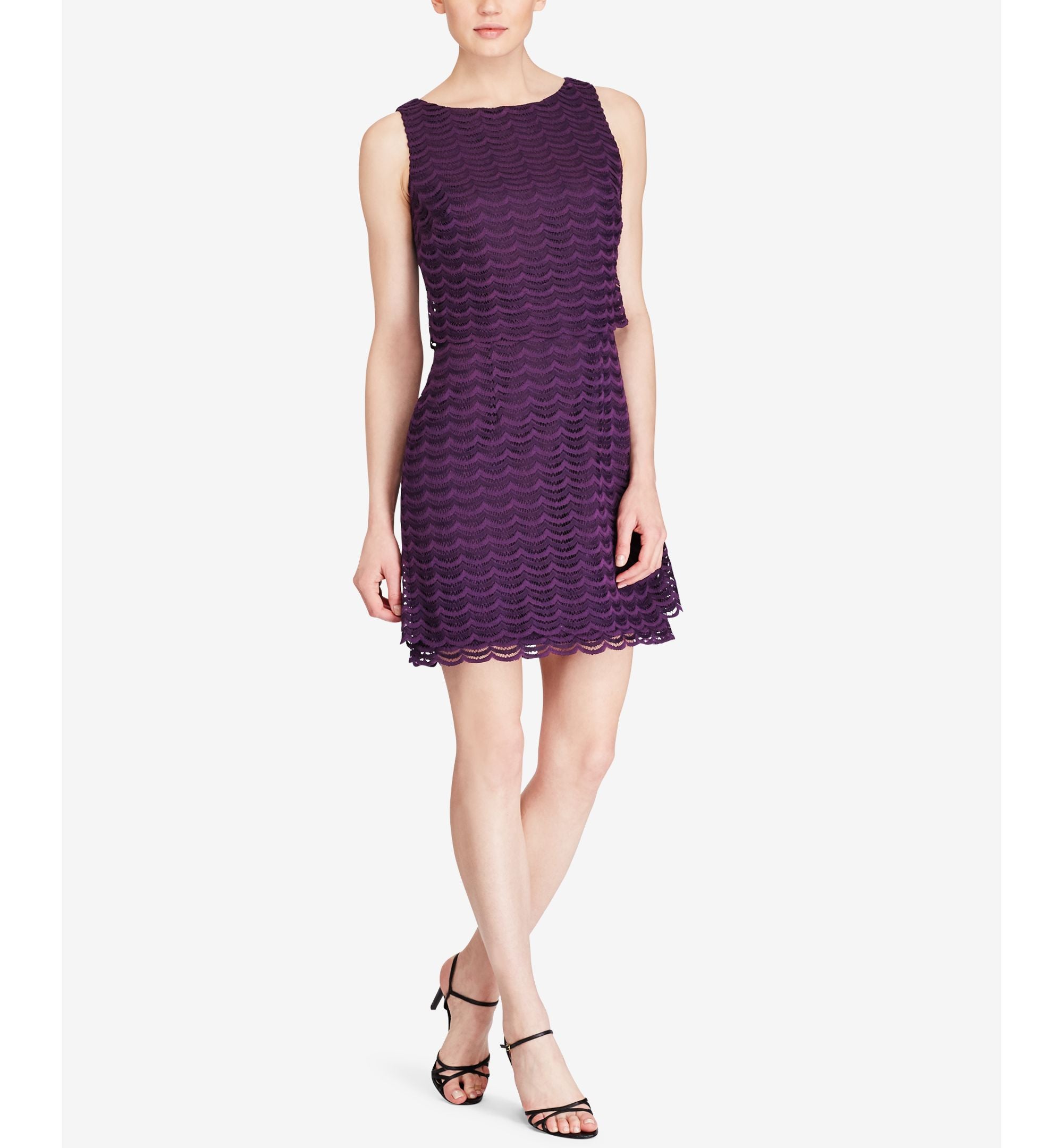 American Living Mesh Popover Dress