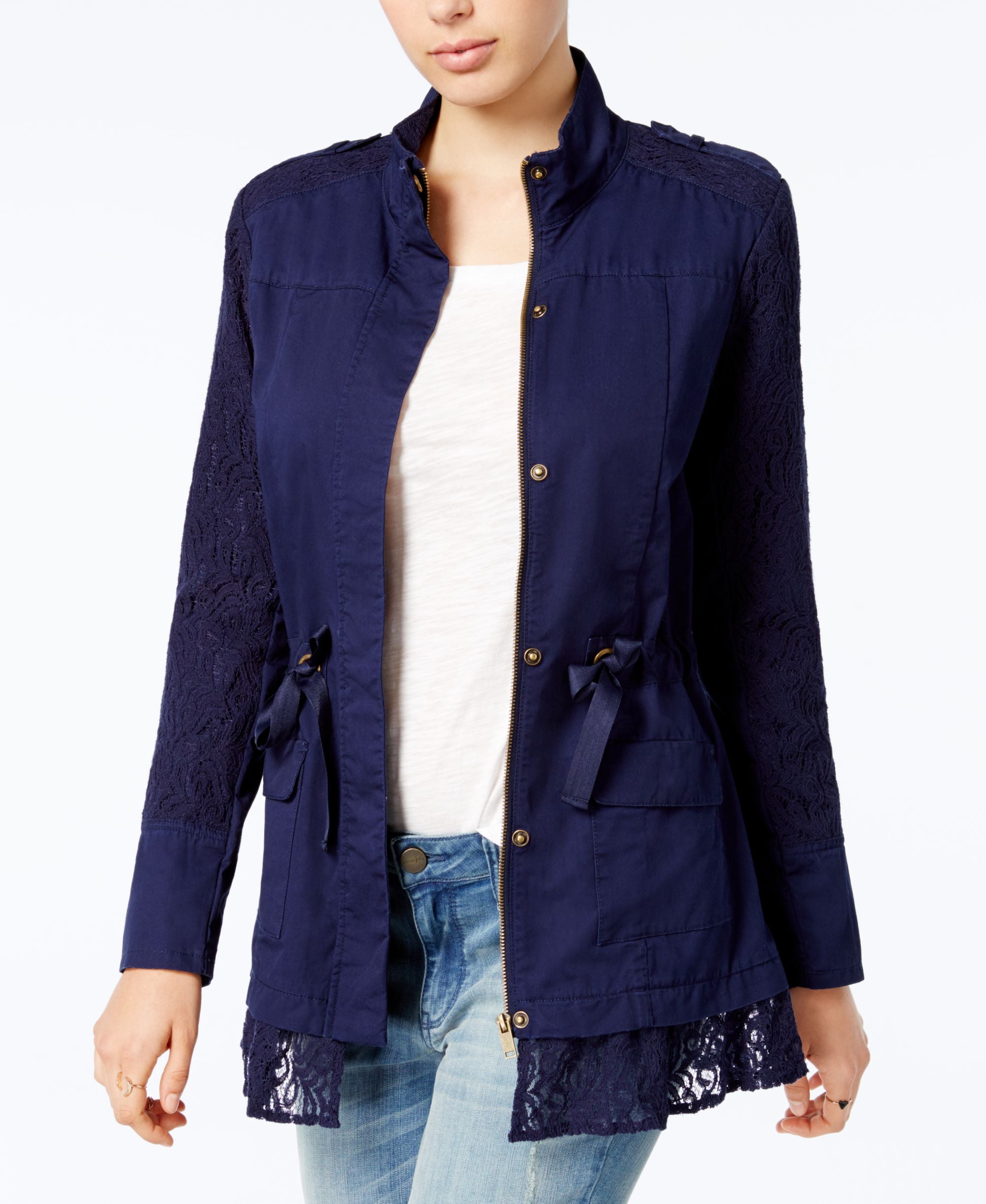 Maison Jules Lace Utility Jacket