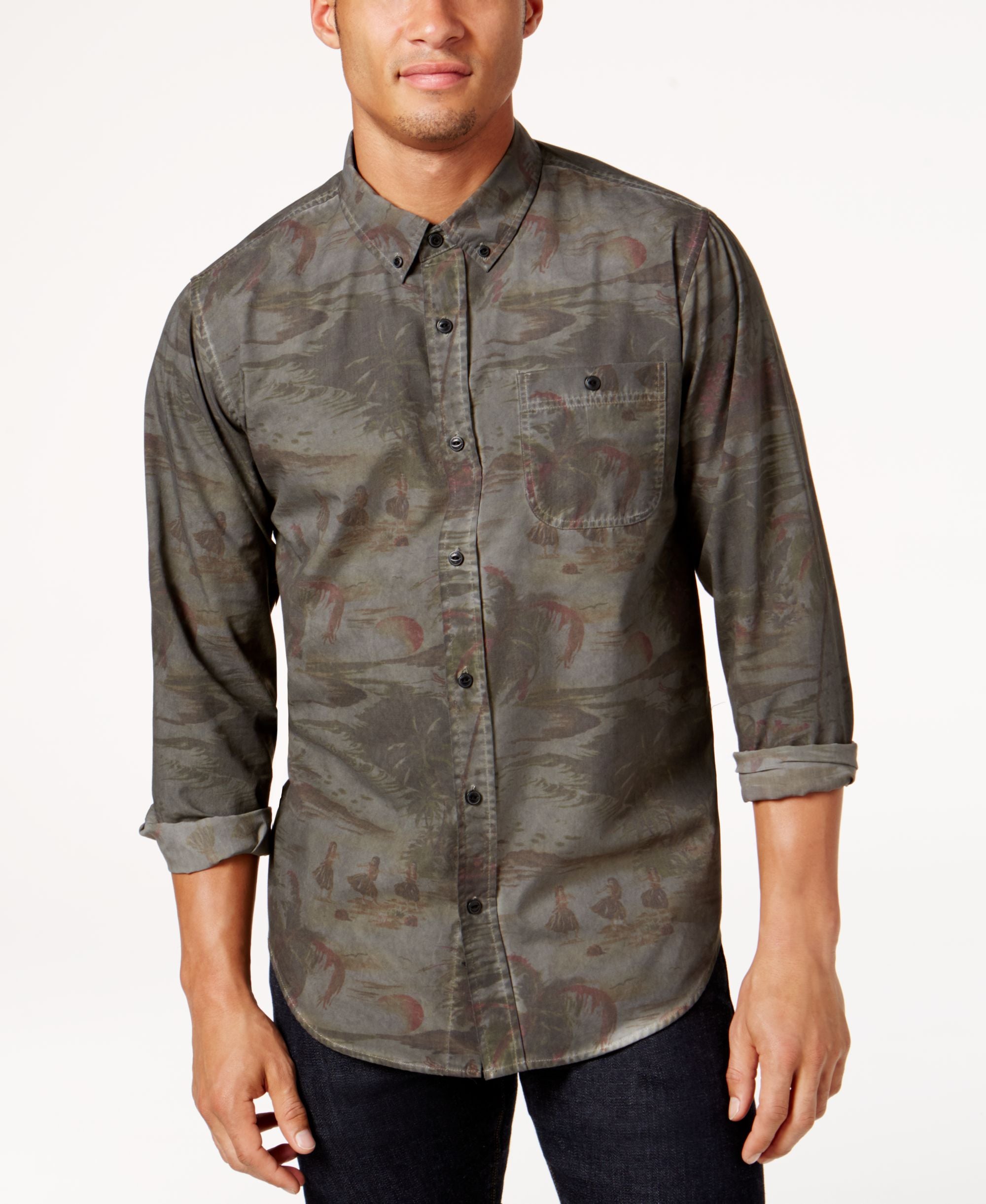 Ezekiel Mens Kyoto Printed Shirt