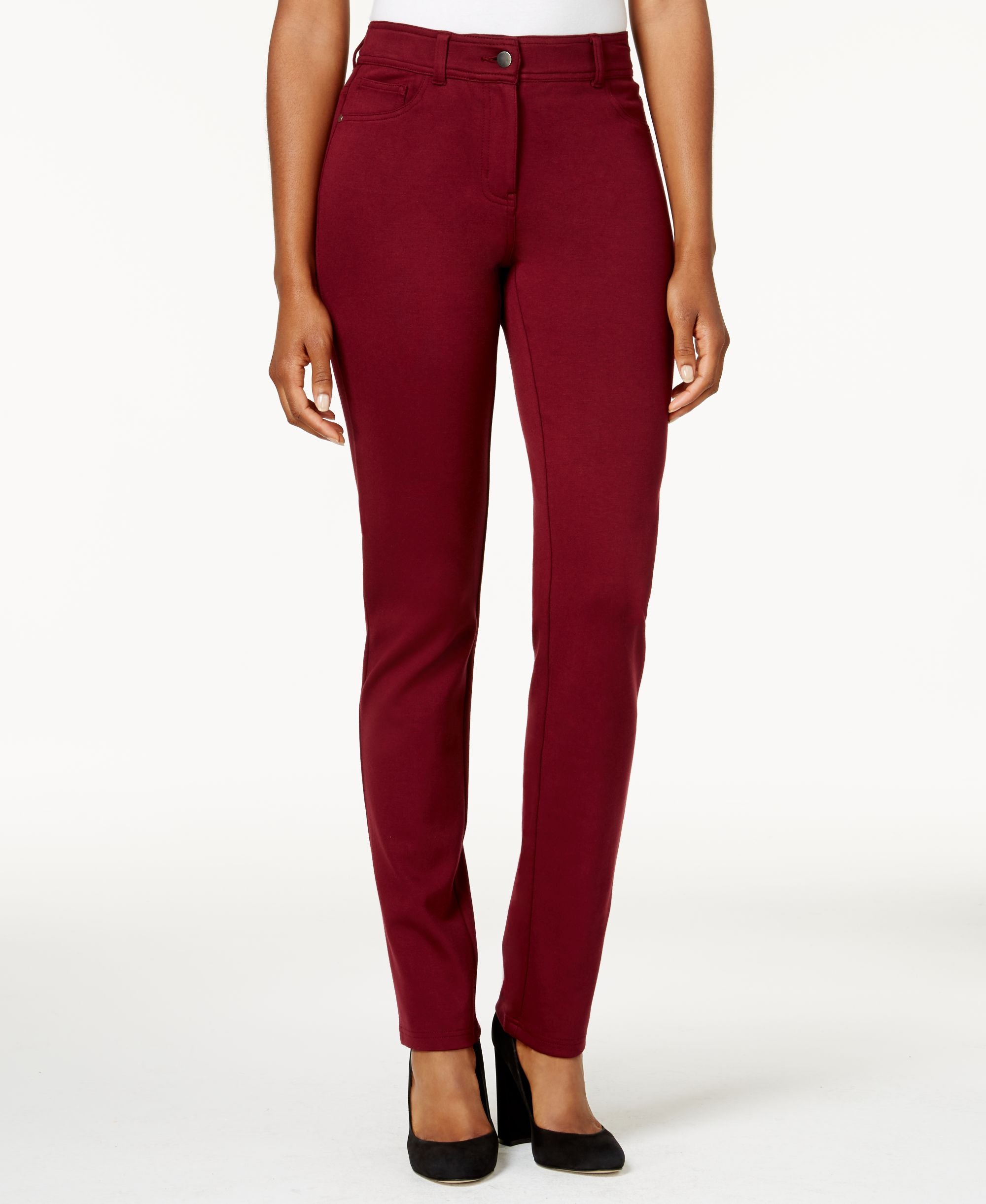 Style & Co Faux Pocket Slim Fit Pants
