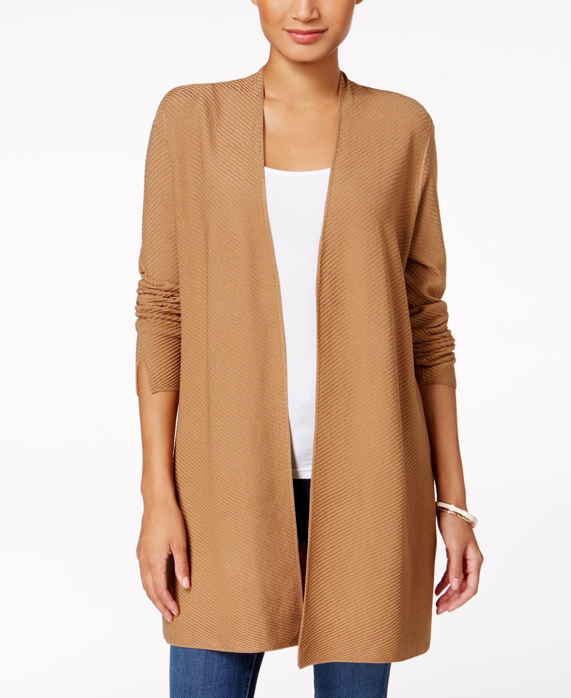 Charter Club Ribbed Duster Cardigan