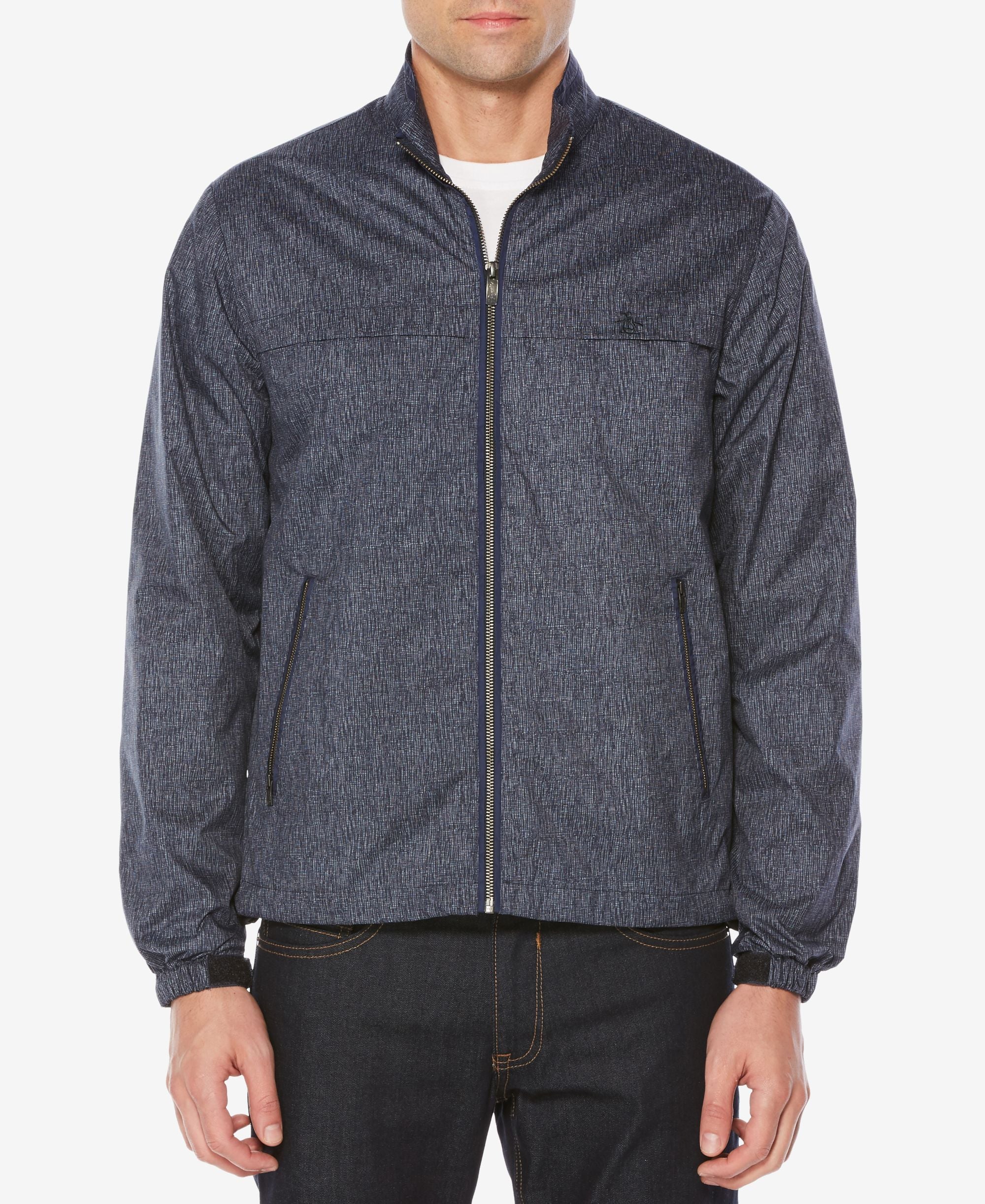 Original Penguin Mens Waterproof Ratner Jacket