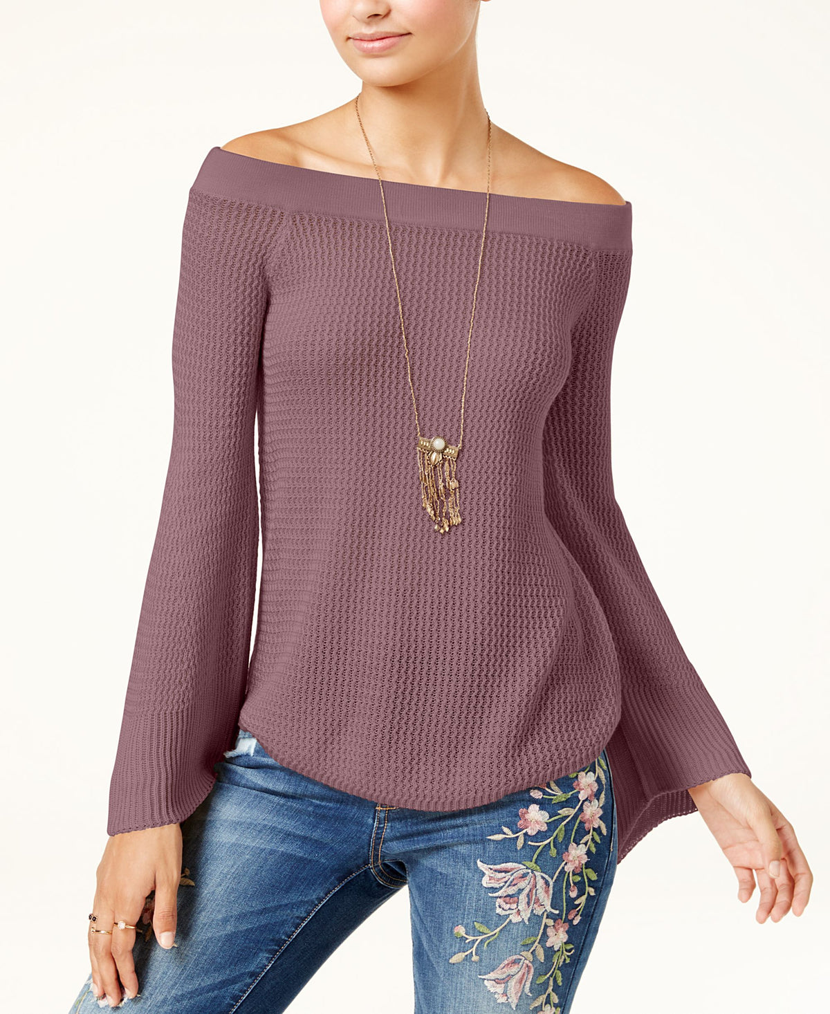American Rag Juniors Off The Shoulder Sweater