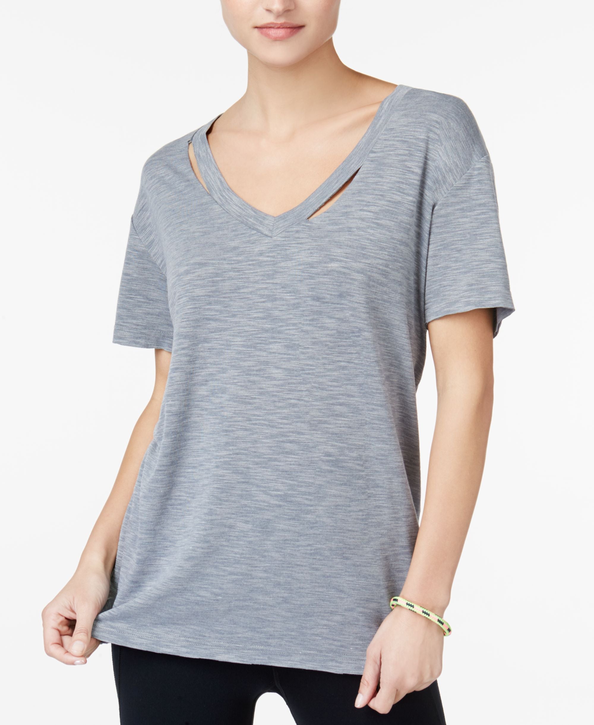 Jessica Simpson The Warm Up Juniors Dont Tell Ripped Graphic T-Shirt