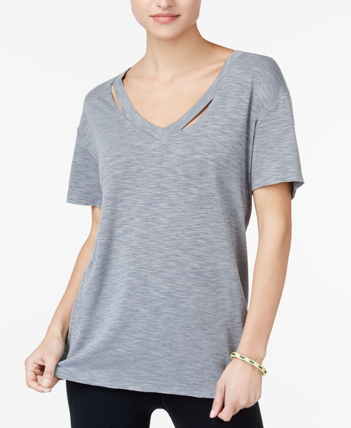 Jessica Simpson The Warm Up Juniors Dont Tell Ripped Graphic T-Shirt