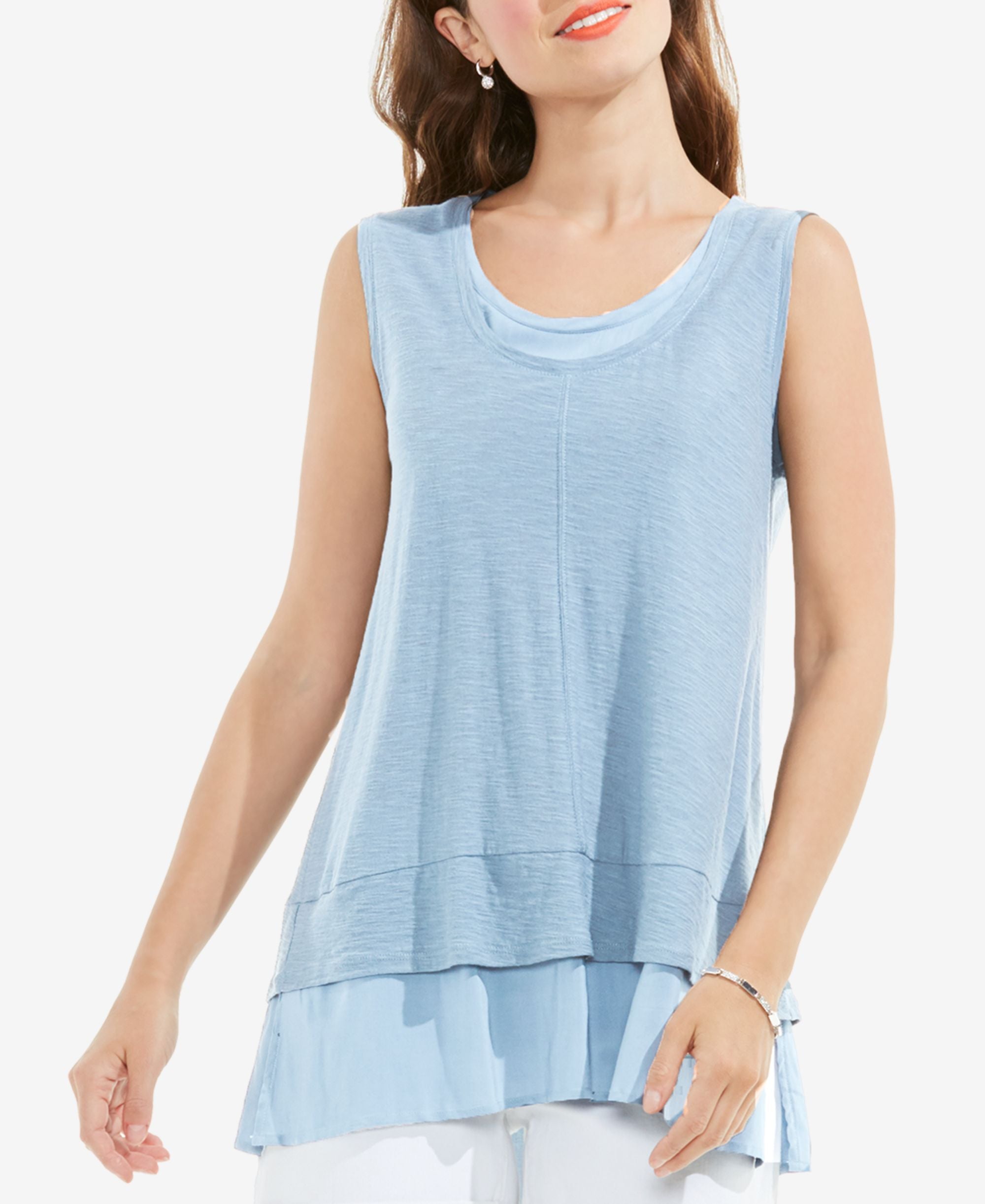 Two By Vince Camuto Layered Look Top