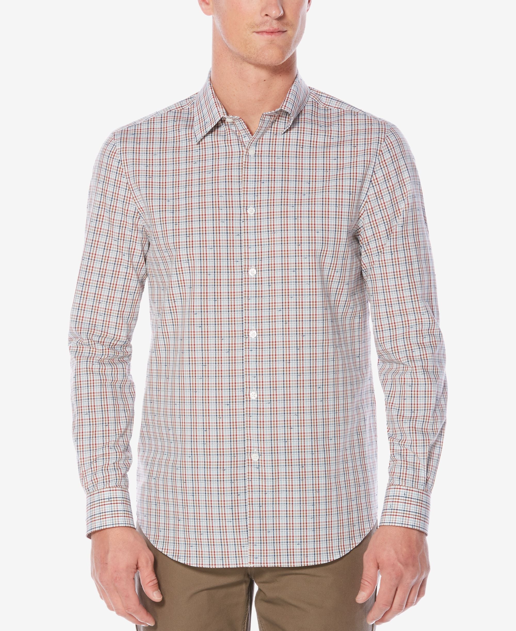 Perry Ellis Mens Edmundo Twill Shirt
