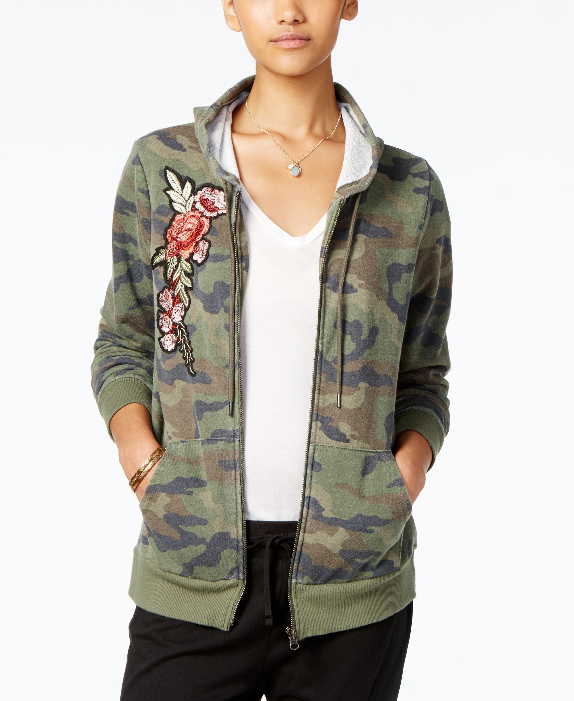 One Hart Embroidered Hoodie