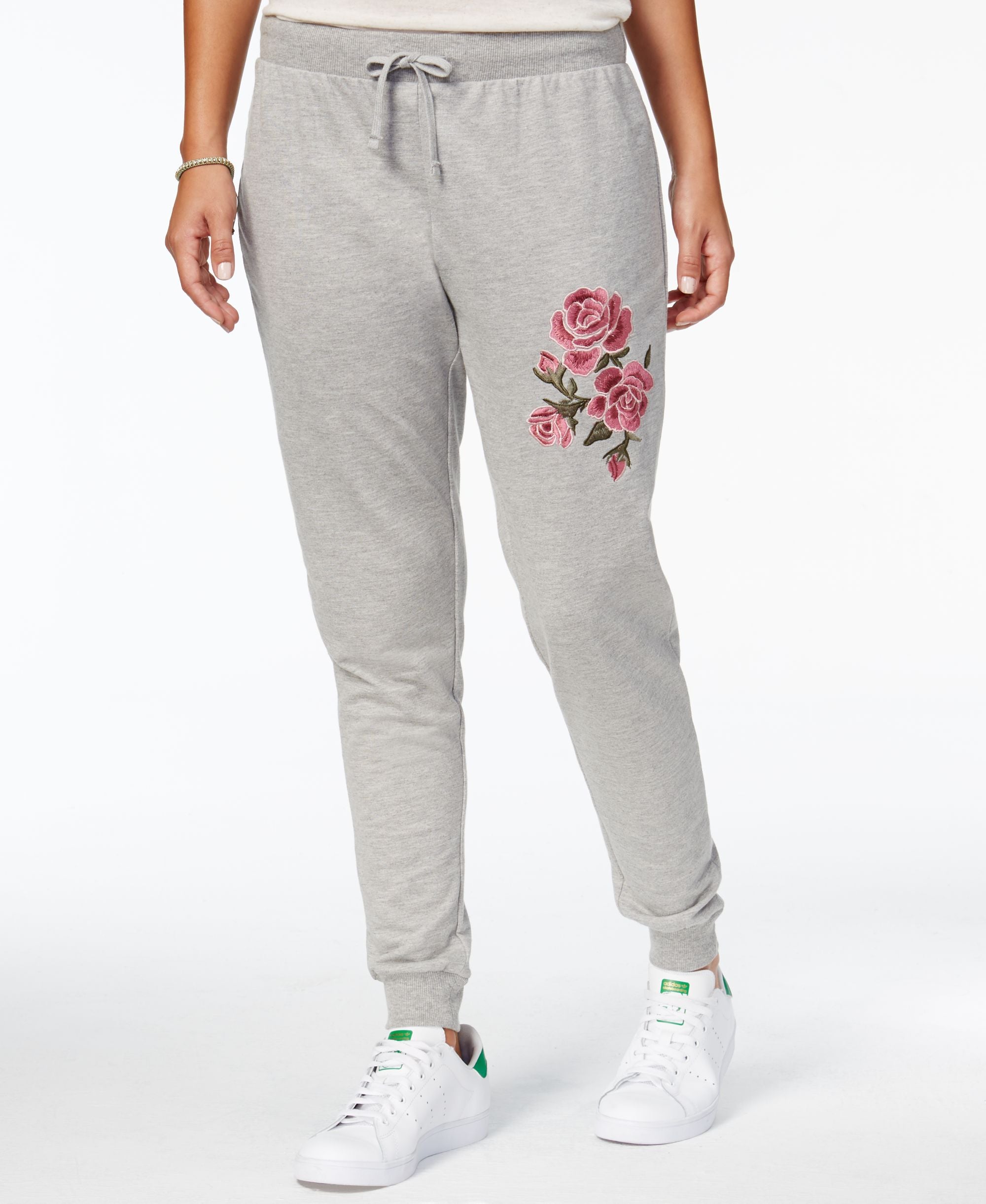 Ultra Flirt Juniors Embroidered Jogger Pants