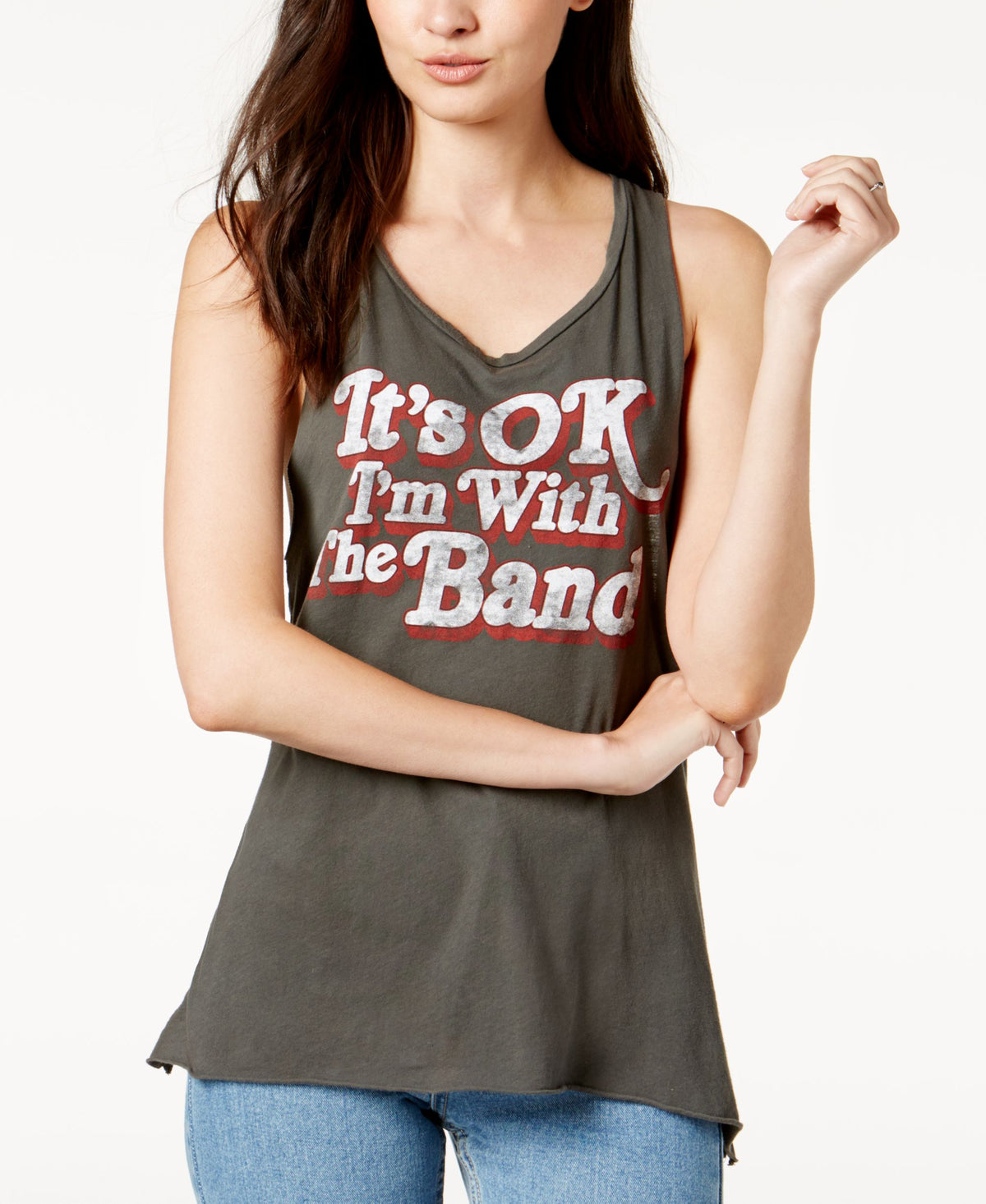 Cotton With The Band Graphic-Print Tank Top