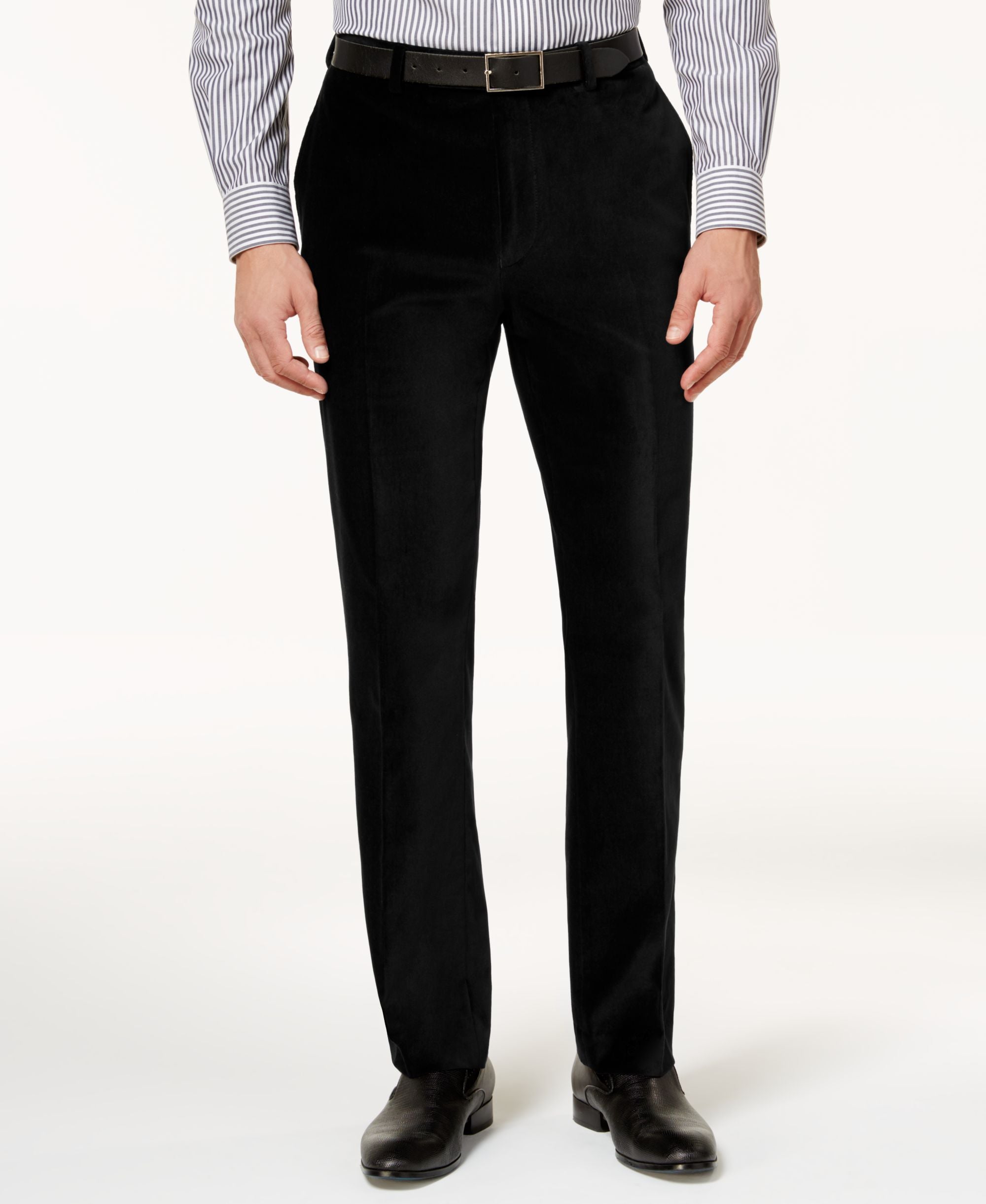 Calvin Klein Mens Slim Fit Velvet Dress Pants
