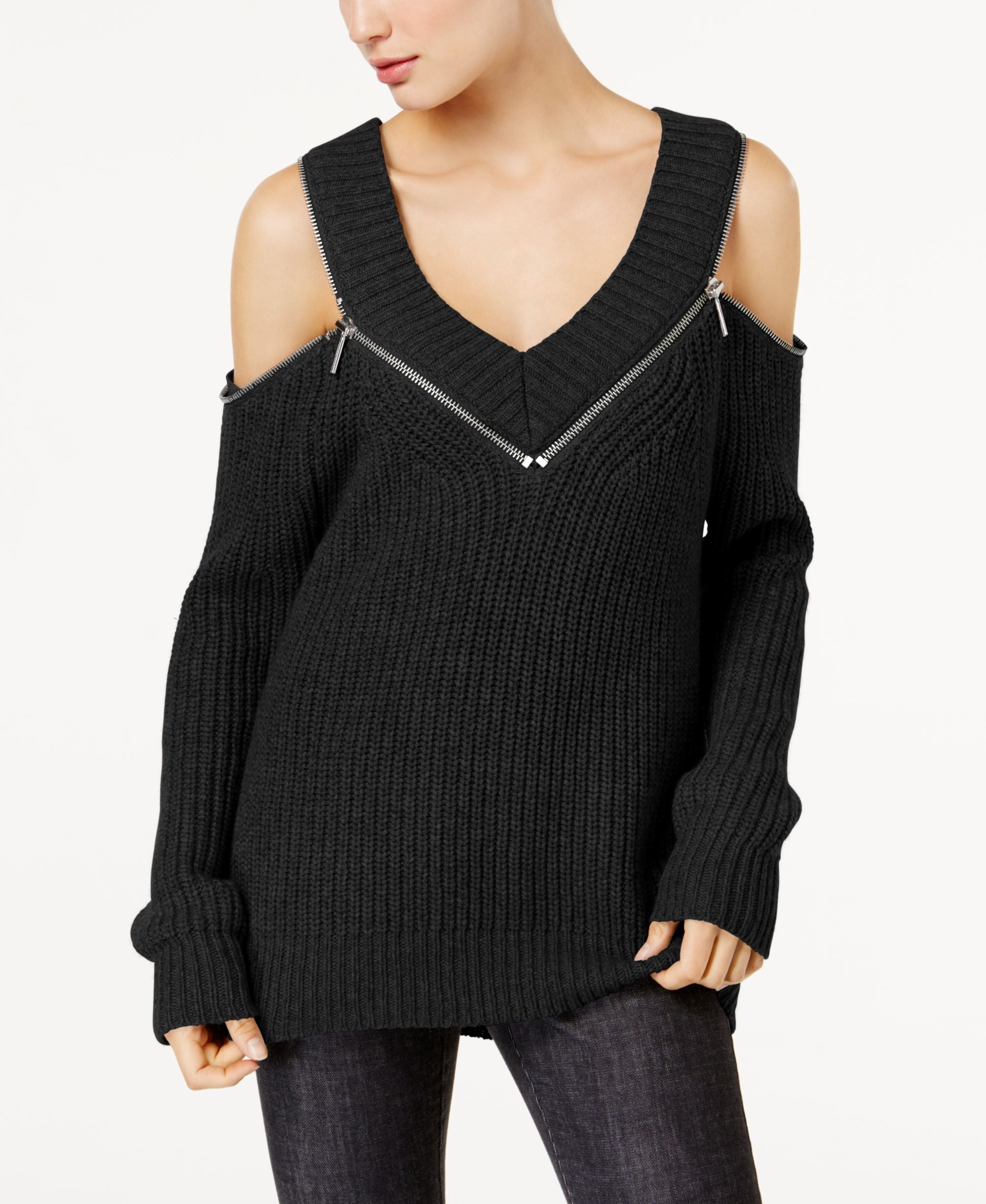 Michael Michael Kors Cold Shoulder Sweater
