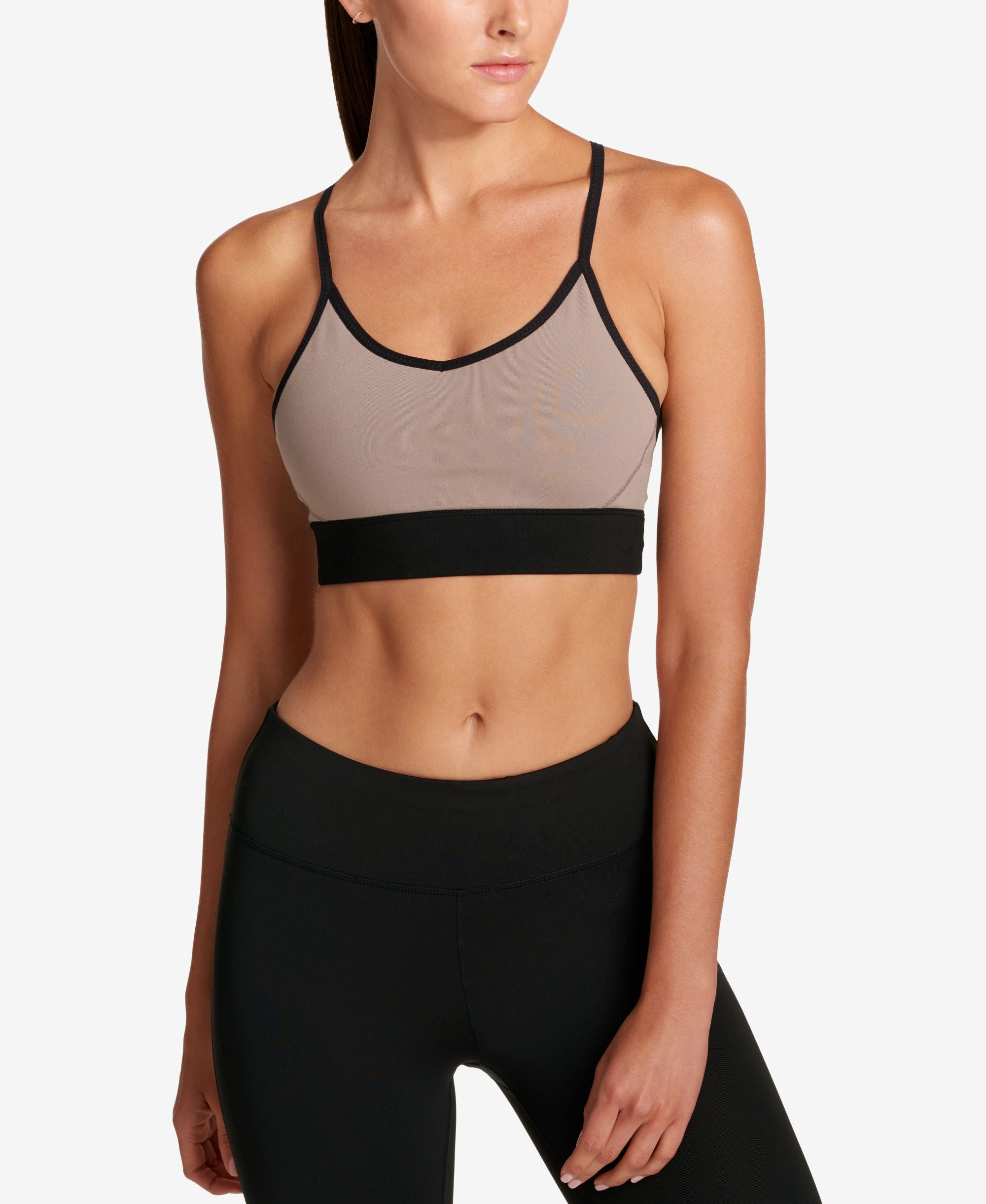 DKNY Sport Low Impact Mesh Back Sports Bra