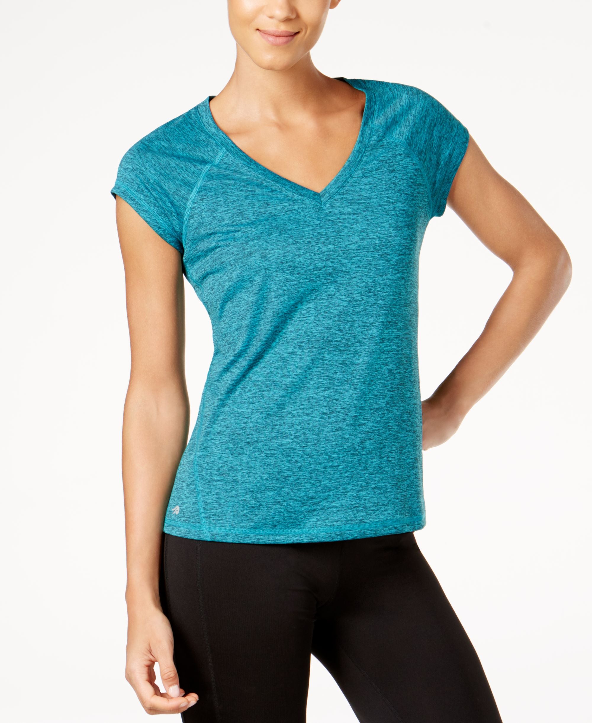 ID Ideology Womens Essentials Rapidry Heathered Performance T-Shirt