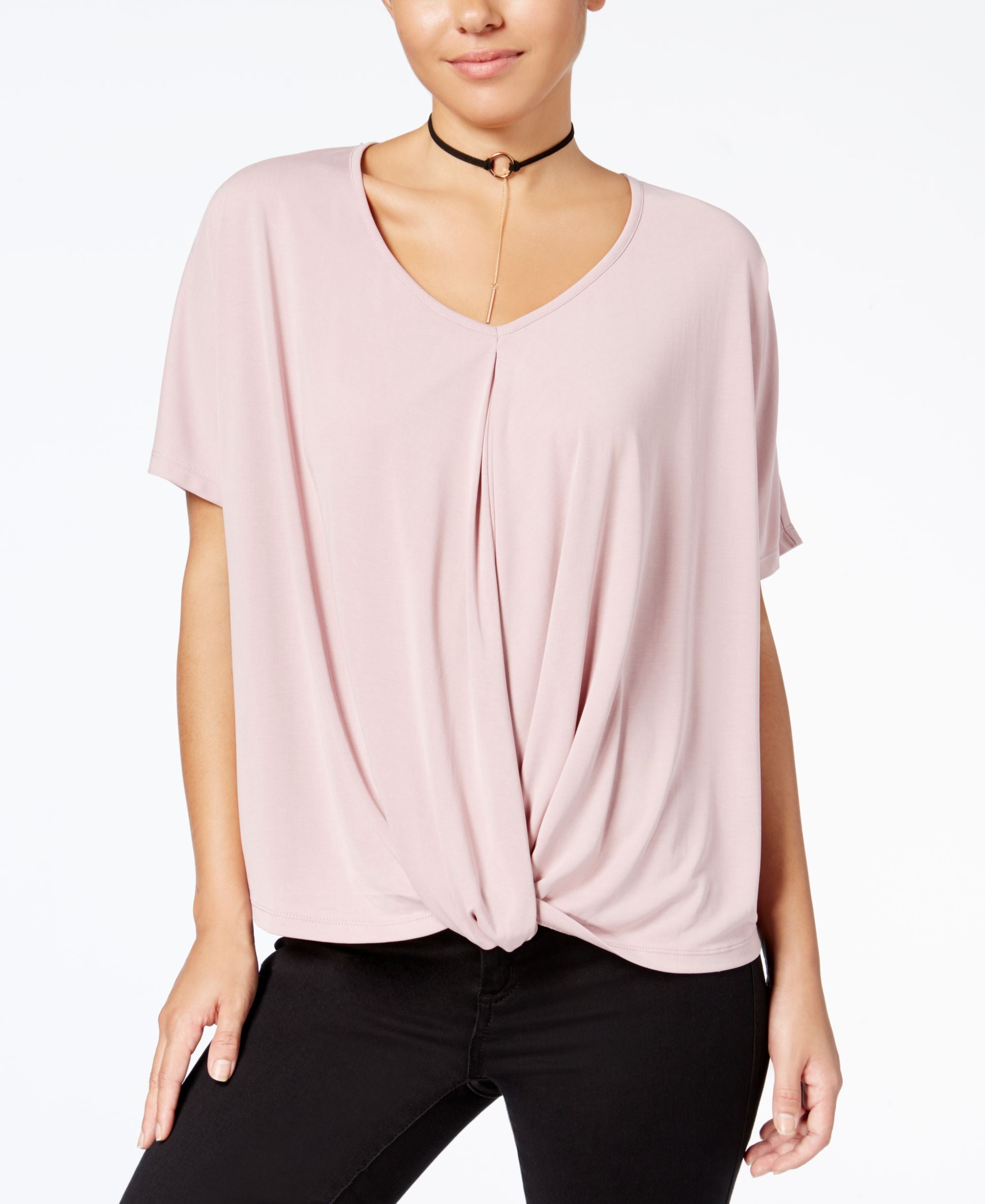 Miss Chievous Juniors Deep V Twisted Top
