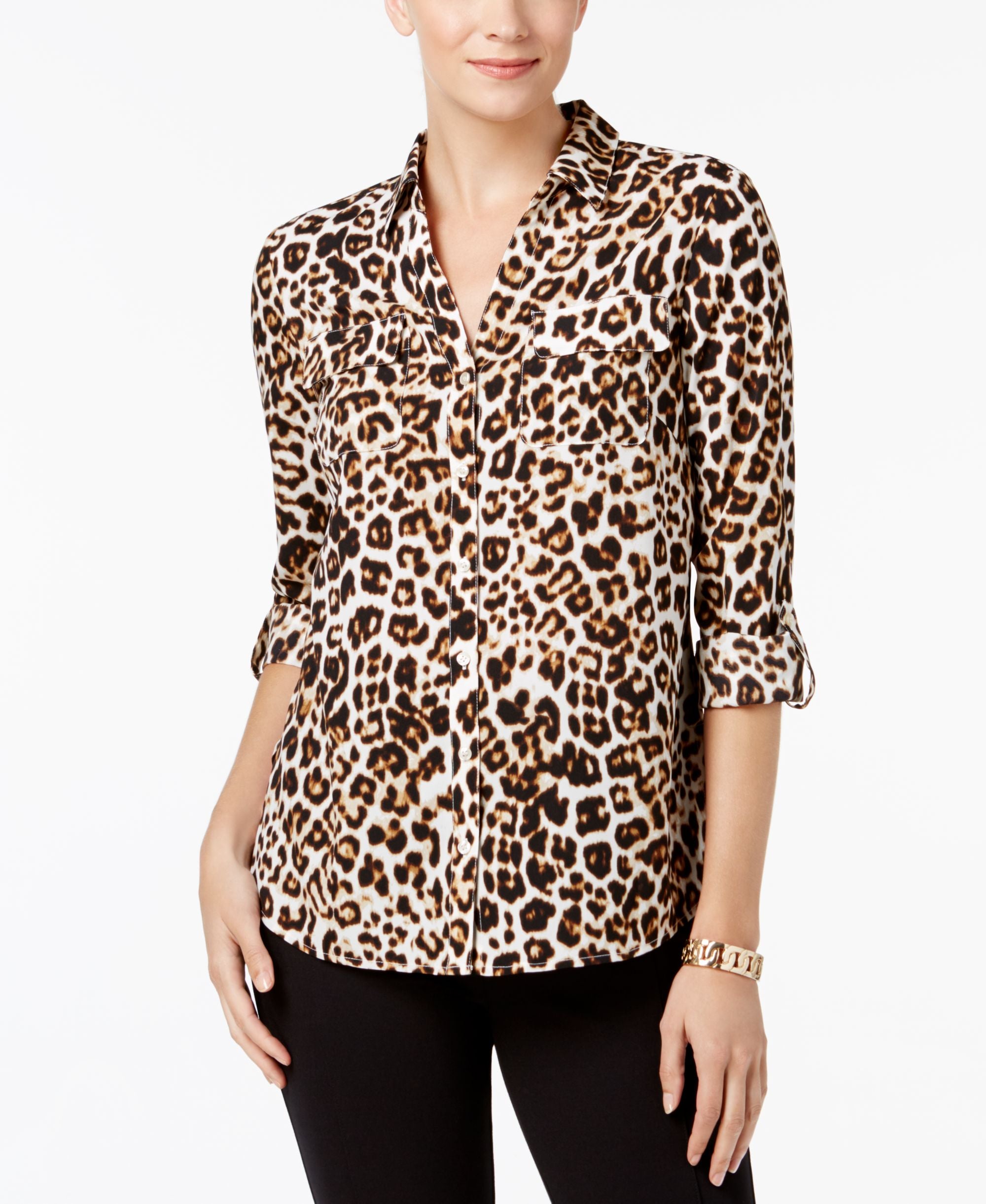 Charter Club Two Pocket Blouse