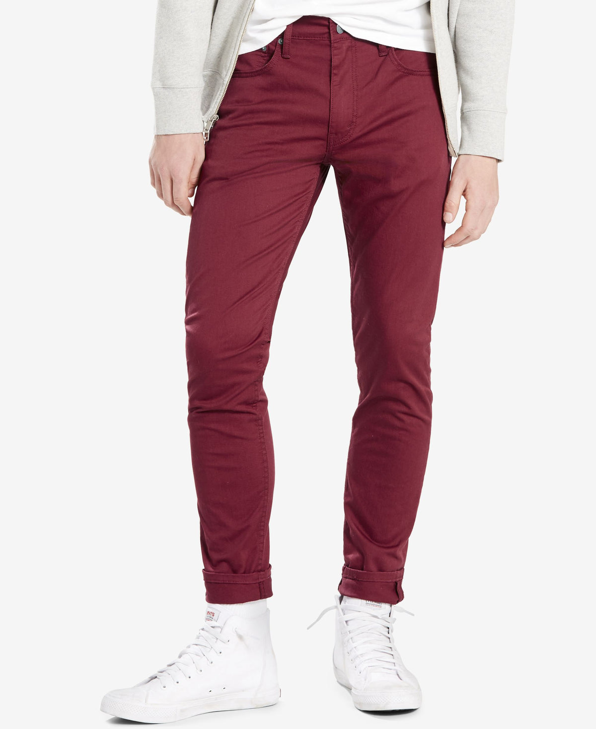 Levis Mens 512 Slim Tapered Slub Twill Jeans