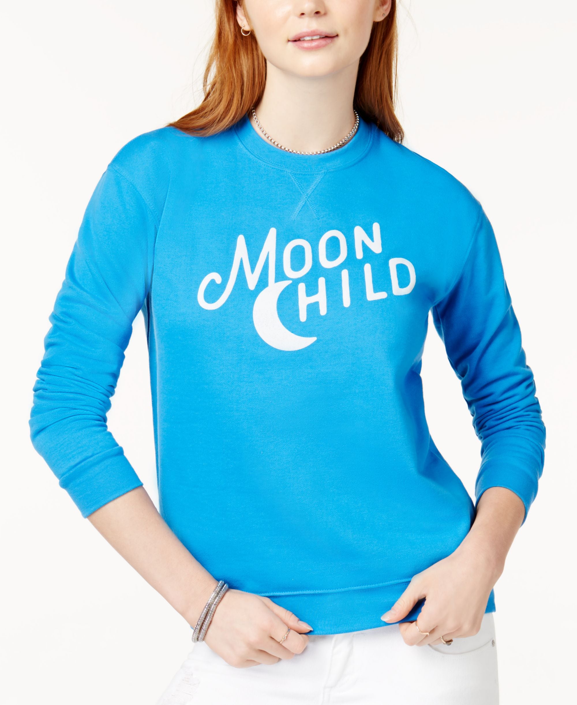 Kid Dangerous Cotton Moon Child Graphic Sweatshirt