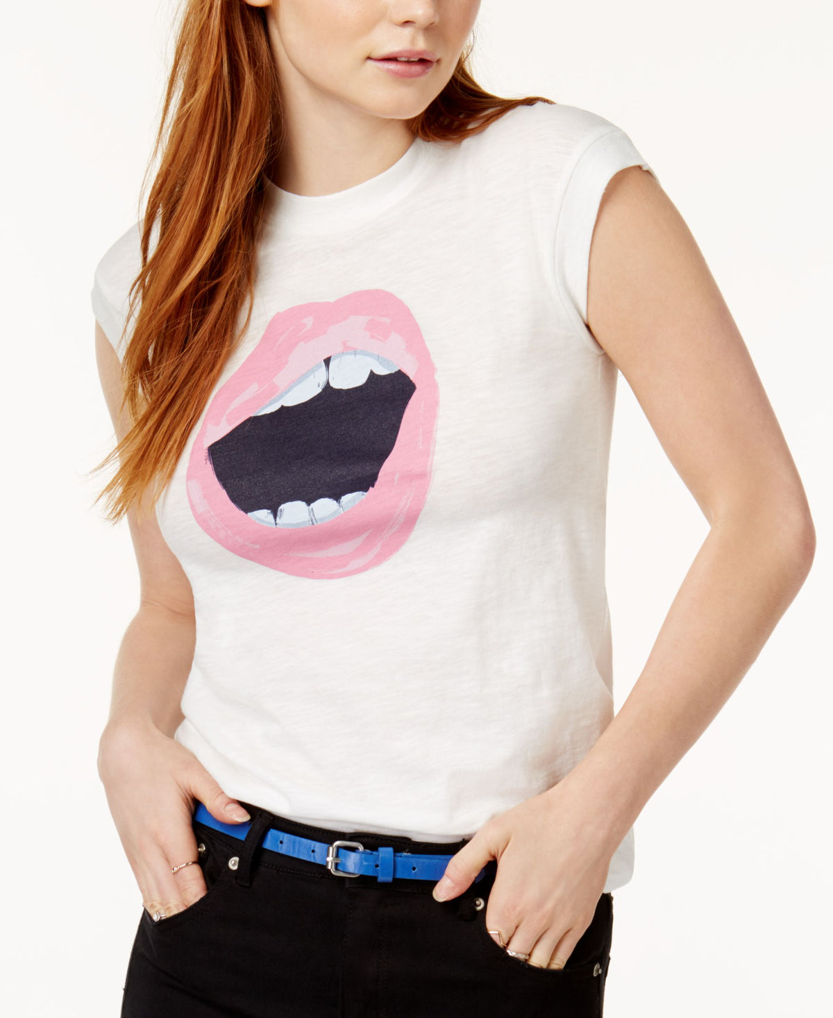 Mouth Graphic-Print T-Shirt