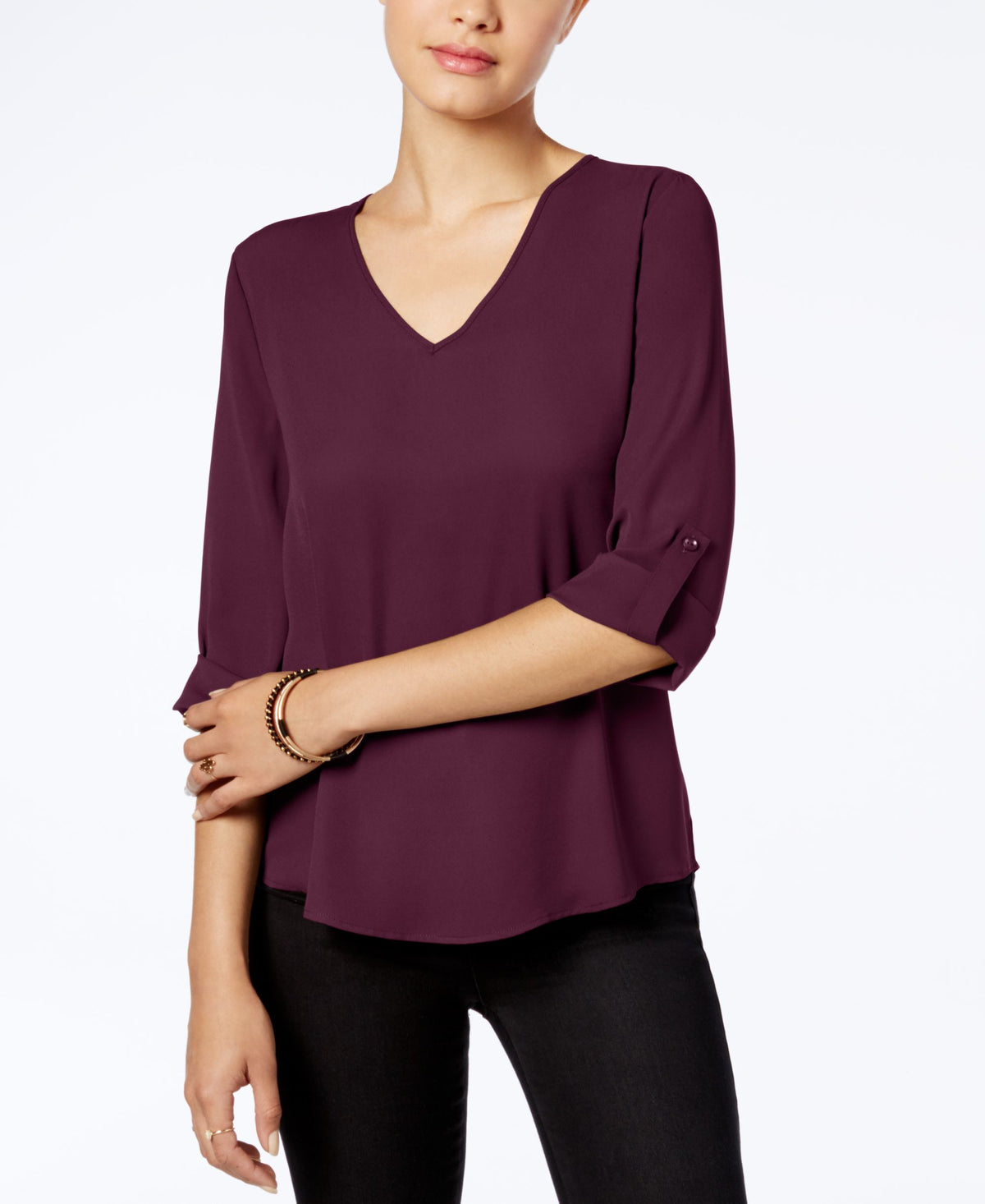Hippie Rose Juniors Zip Back Utility Top