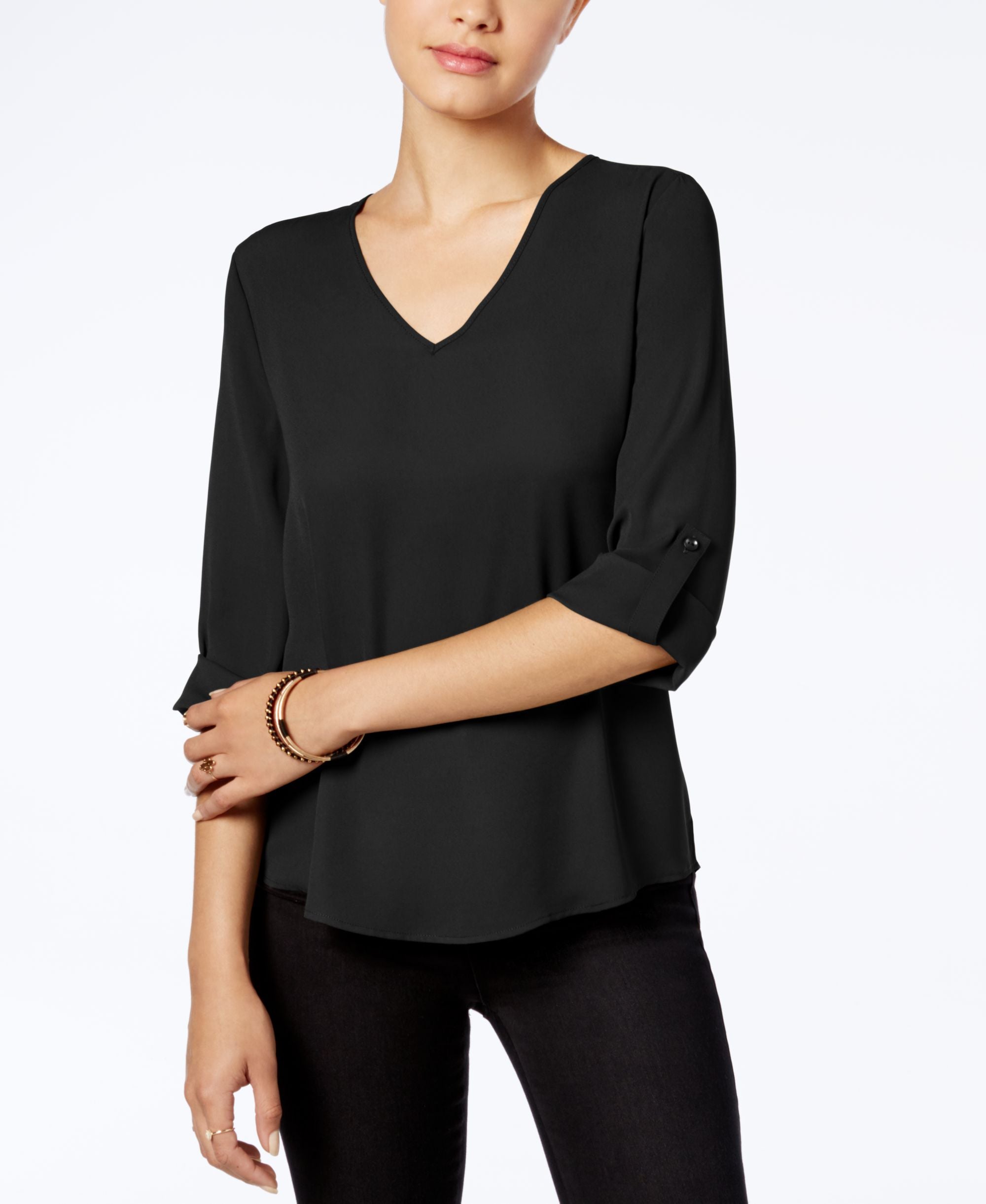 Hippie Rose Juniors Zip Back Utility Top